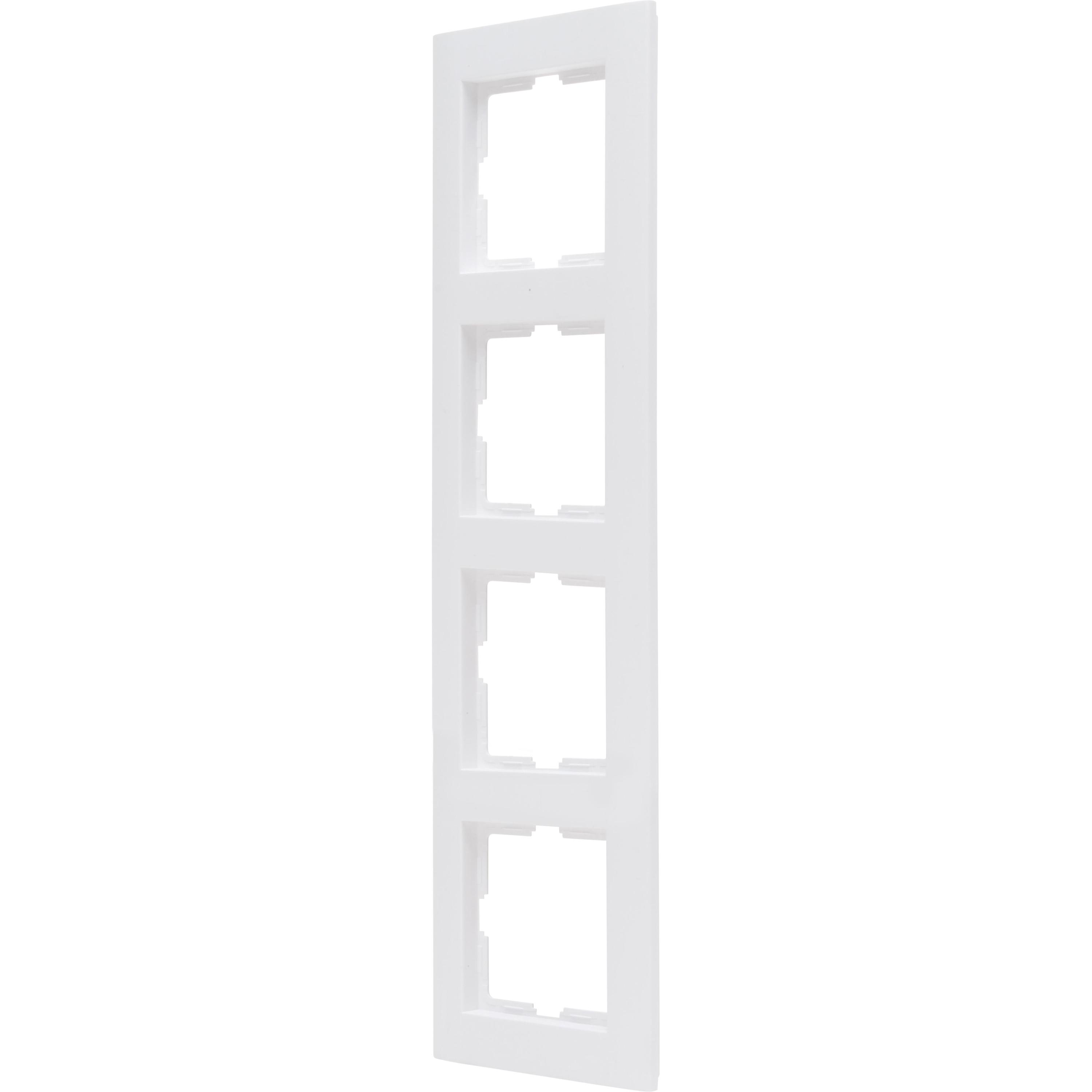 ATHENIS - cover frame, 4-fold, for vertical and horizontal installation, colour: arctic white matt - Image 8