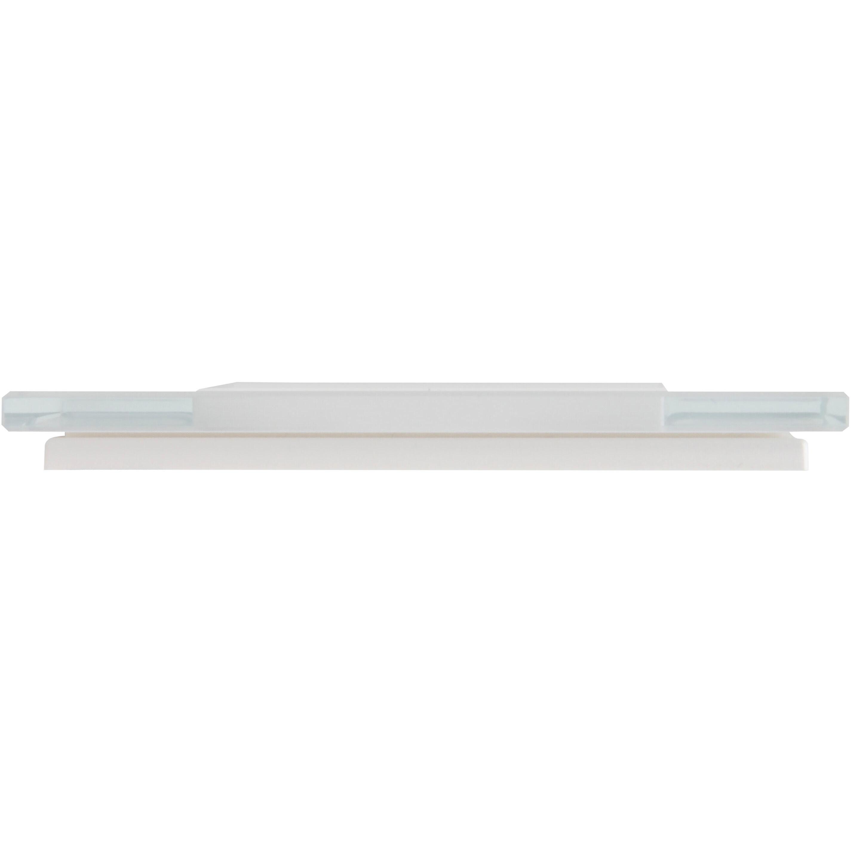 Glass-cover frame 2-fold for vertical and horizontal installation, colour: white - Image 5