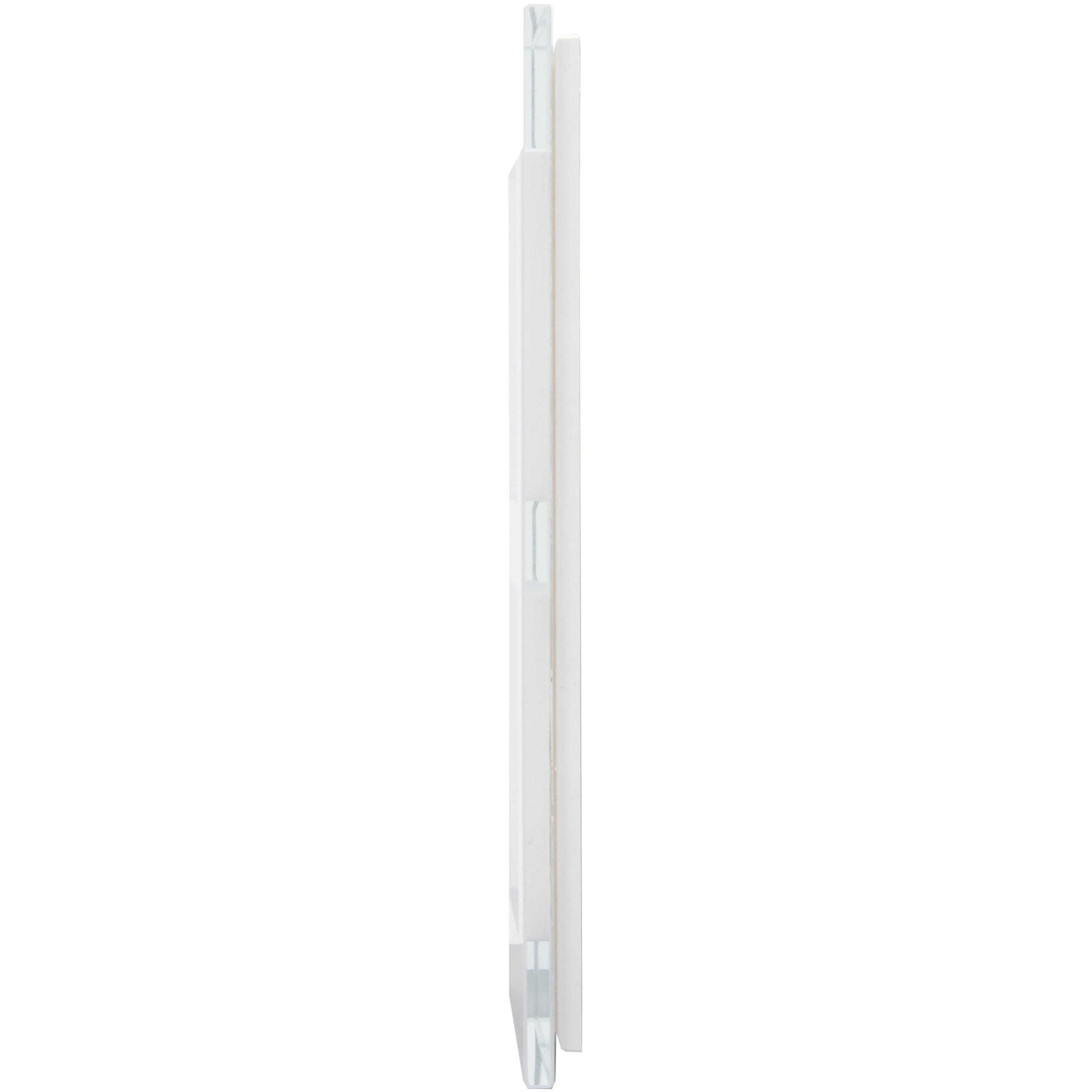 Glass-cover frame 2-fold for vertical and horizontal installation, colour: white - Image 6