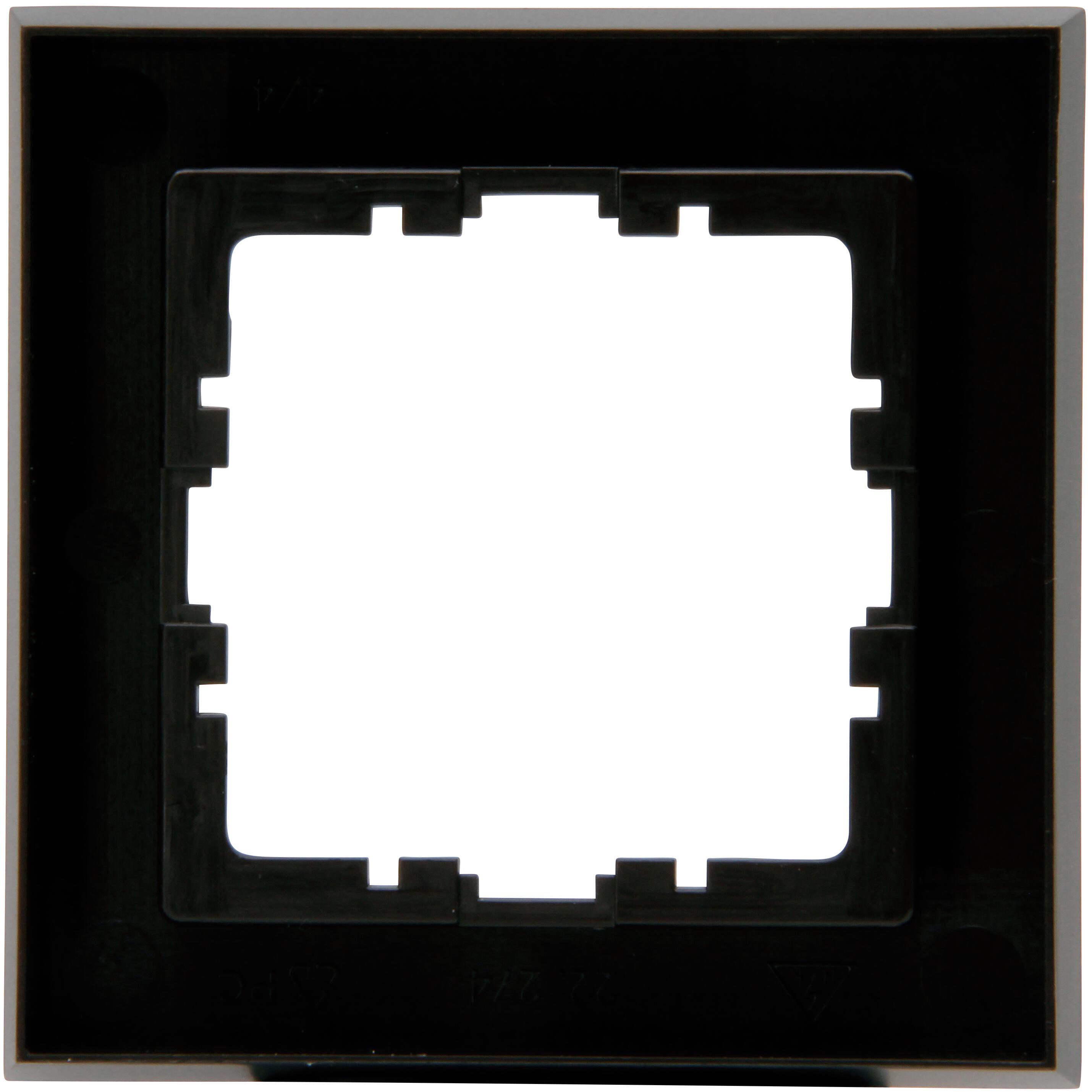 HK07 PURE - Cover frame 1-fold, colour: anthracite - Image 3