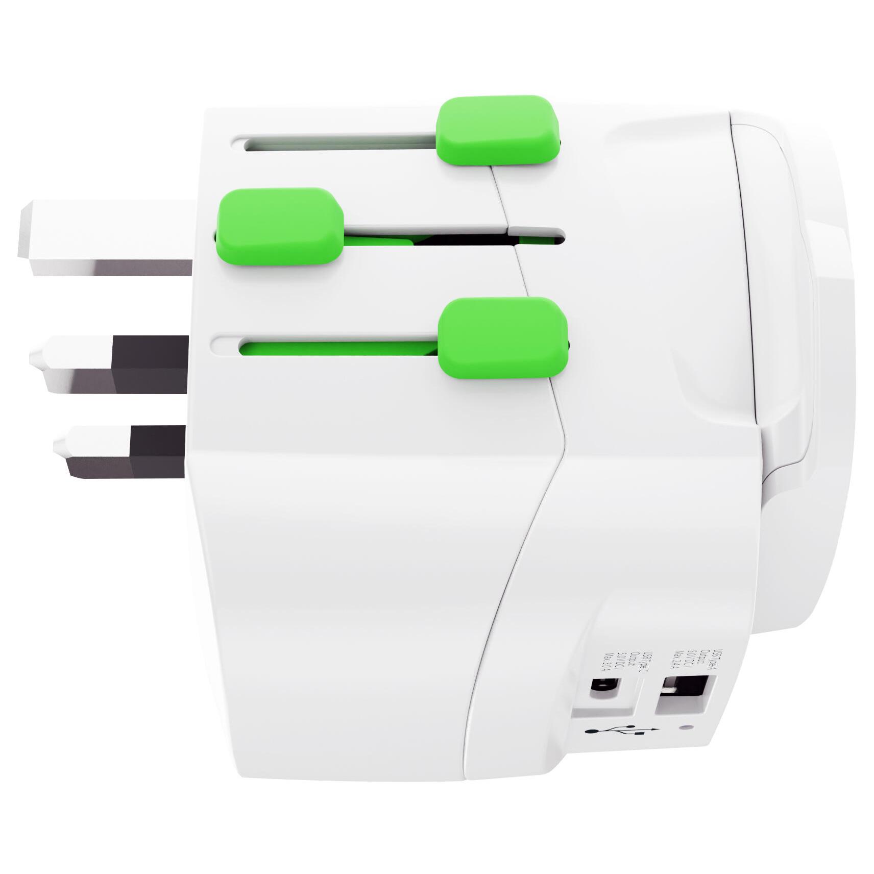 Qdapter Light USB AC World, colour: white - Image 2