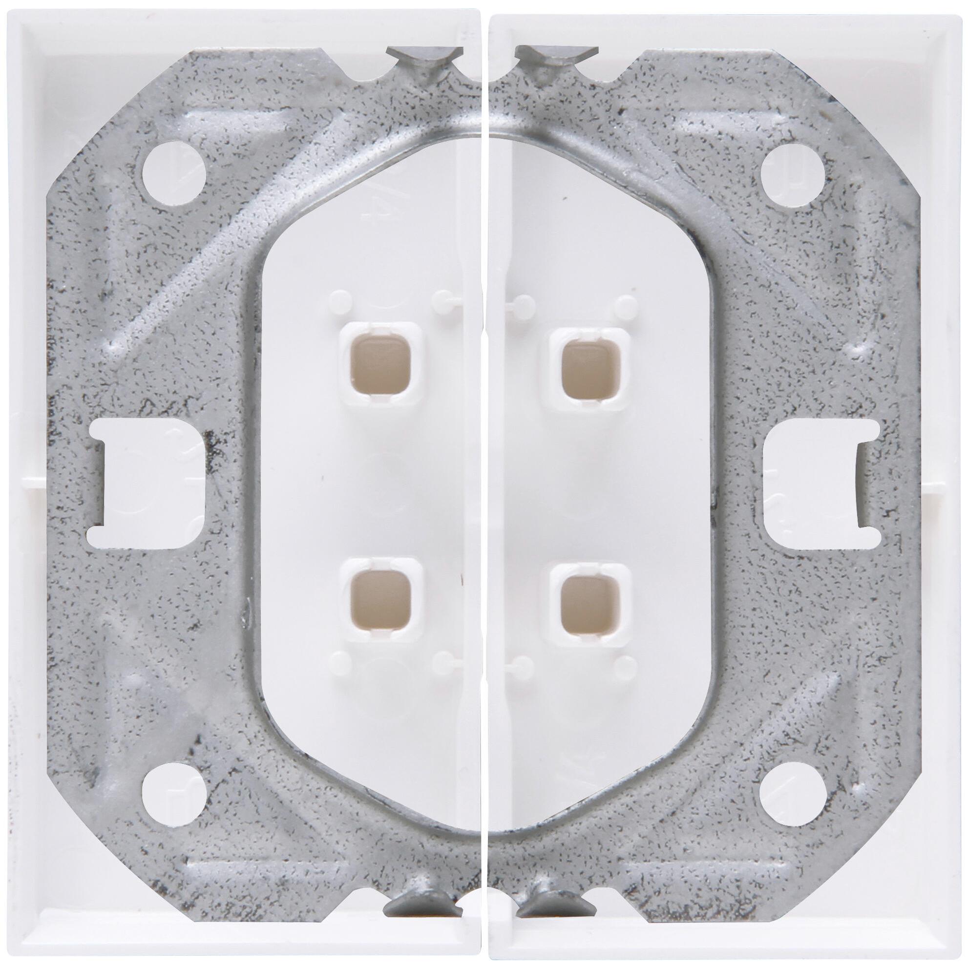 Double Rocker pad with arrows: colour: arctic white matt - Image 3
