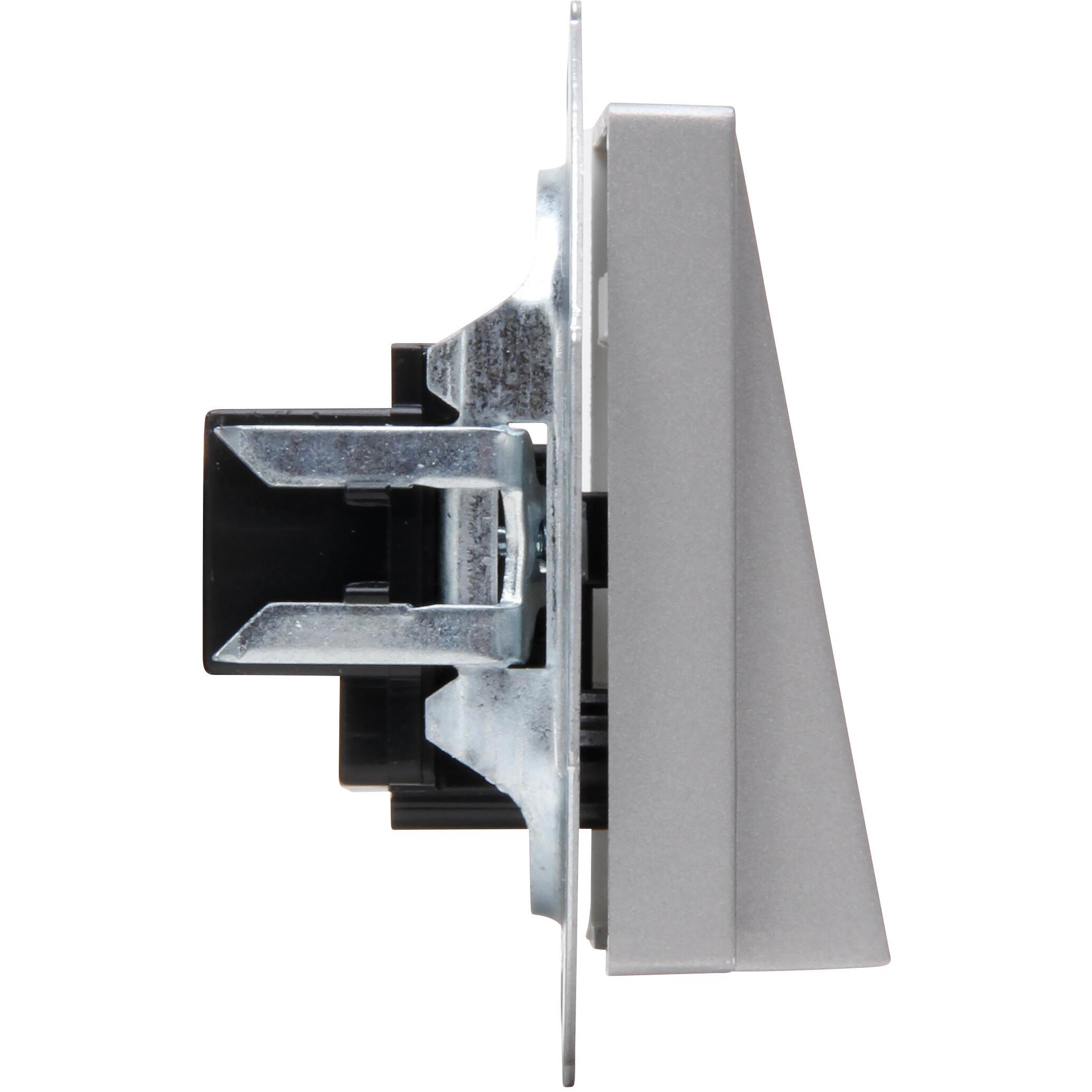 HK07 - cable outlet socket, colour: steel - Image 7