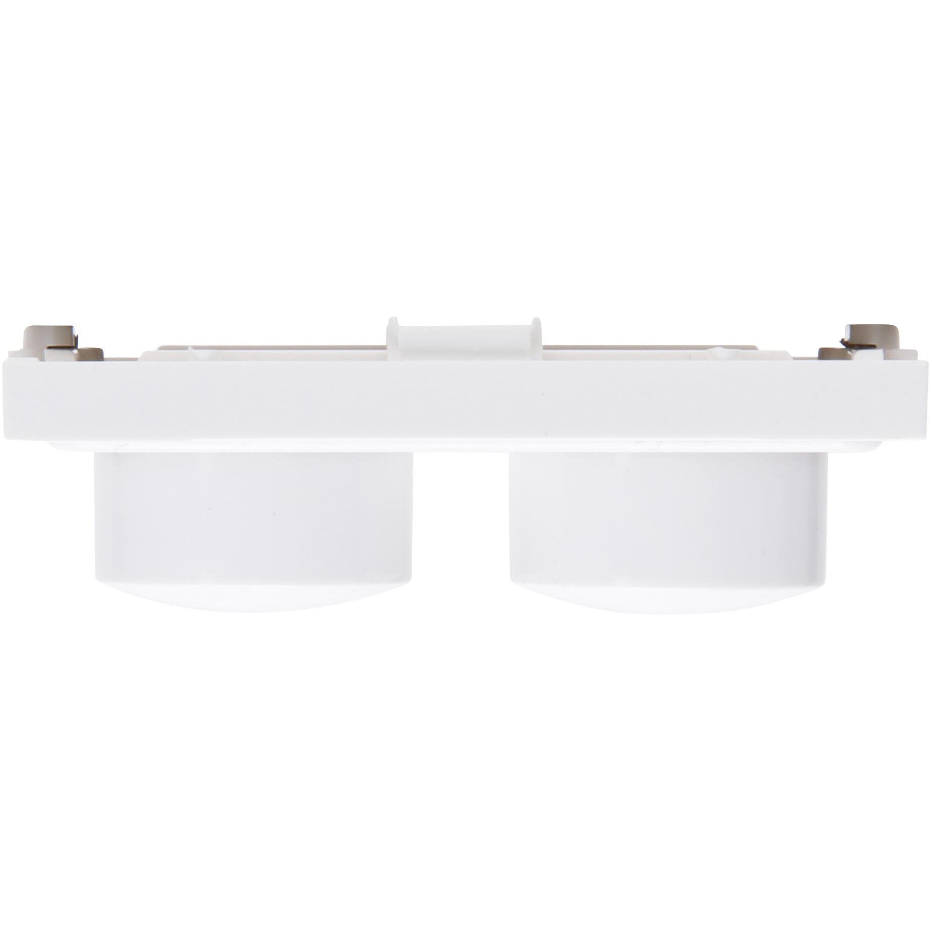 HK07 - cover double dimmer, colour: arctic white matt - Image 5