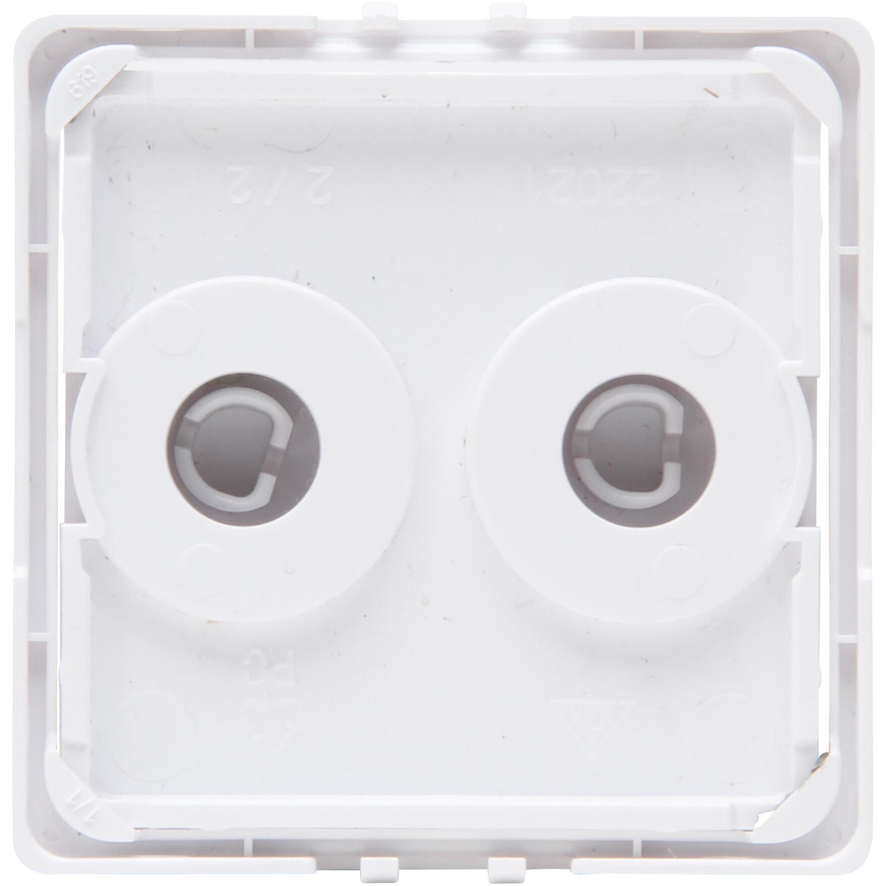 PARIS - Duo dimmer cover, color: arctic white - Image 3