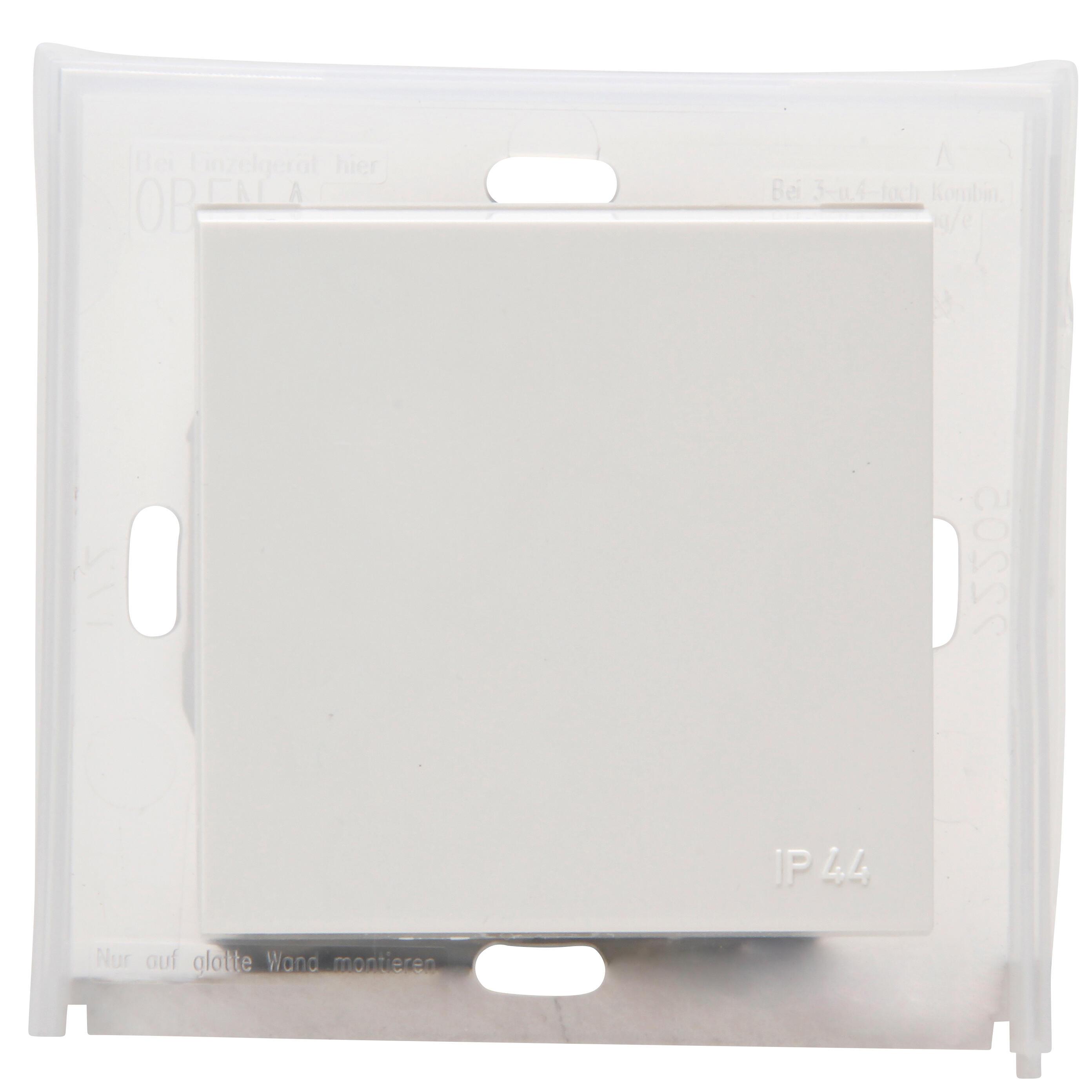 HK07 IP44 - rocker pad without lens, colour: pure white