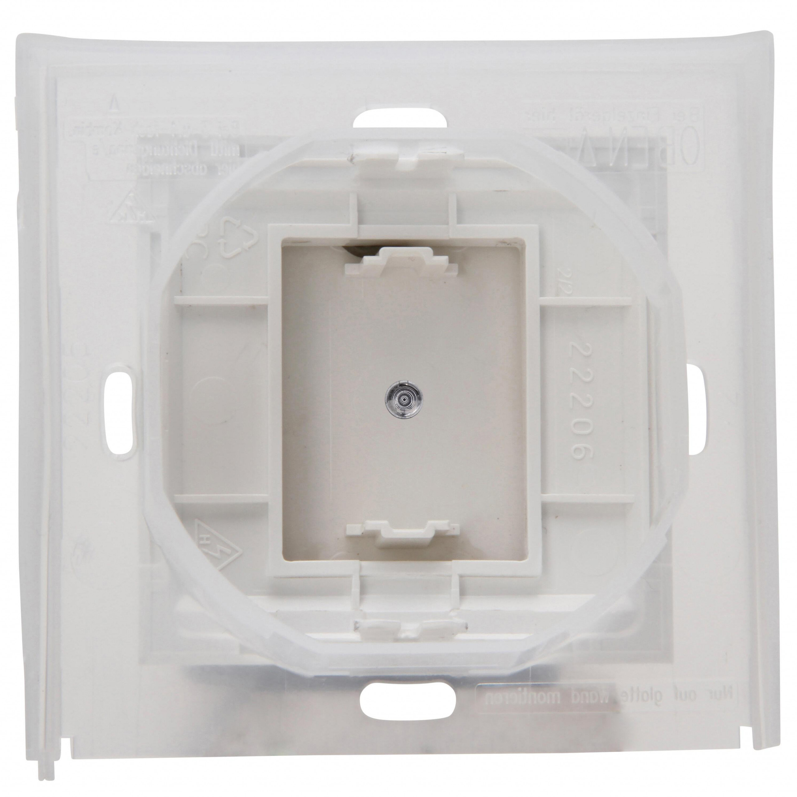 HK07 IP44 - rocker pad with lens and symbol "Key", colour: pure white - Image 3