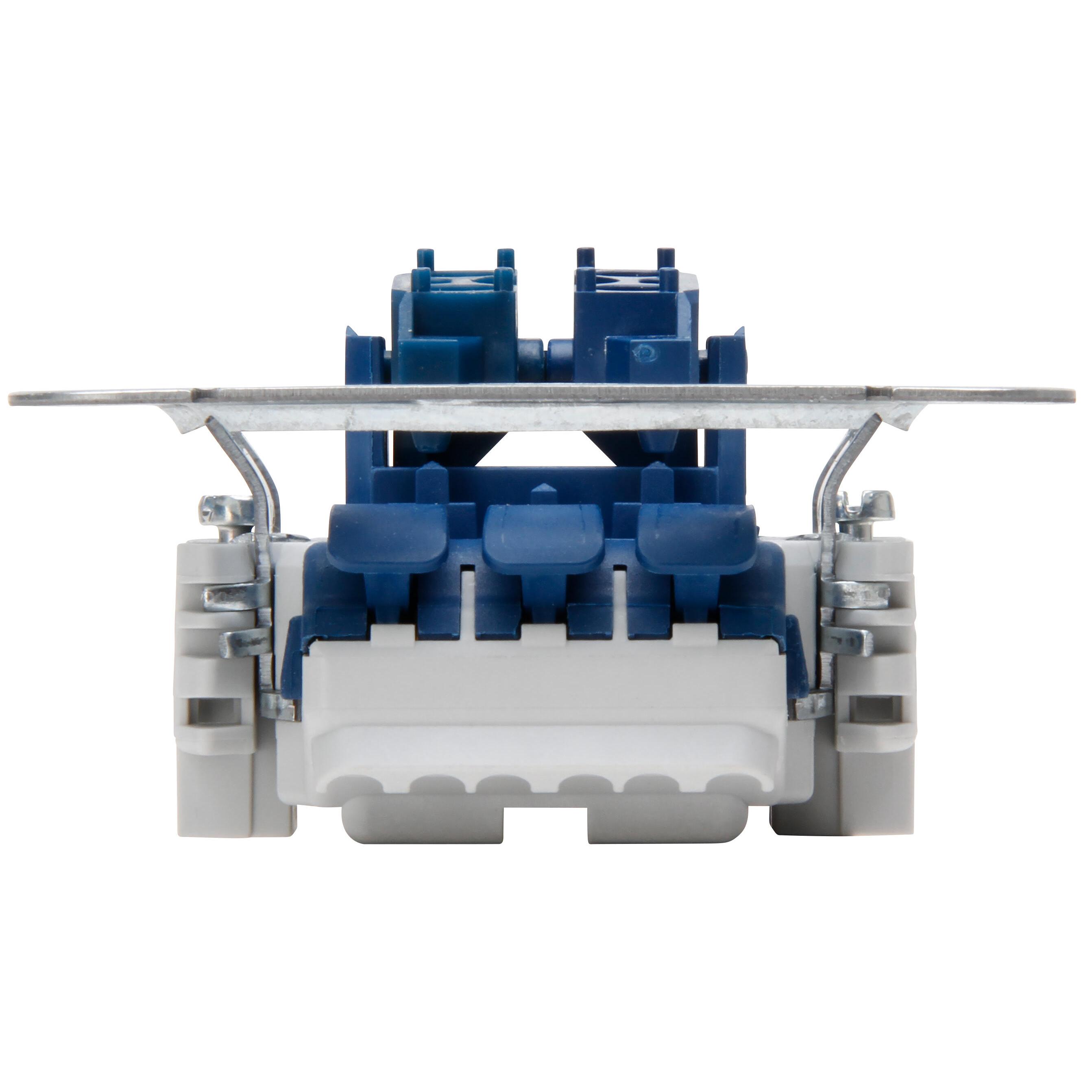 Flush mounted double change-over switch-socket - Image 5