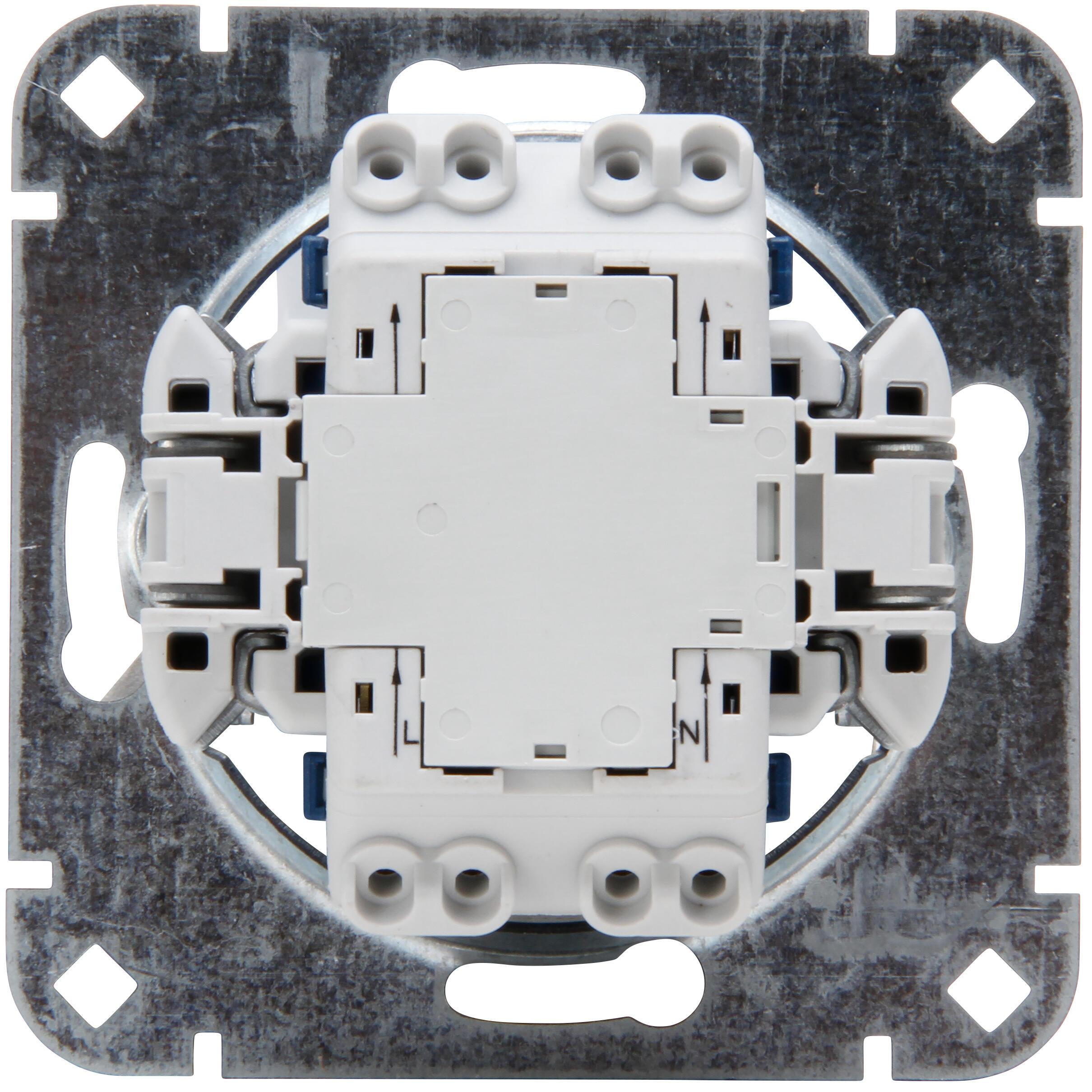 Flush mounted control switch-socket (off and change overswitch) - Image 3