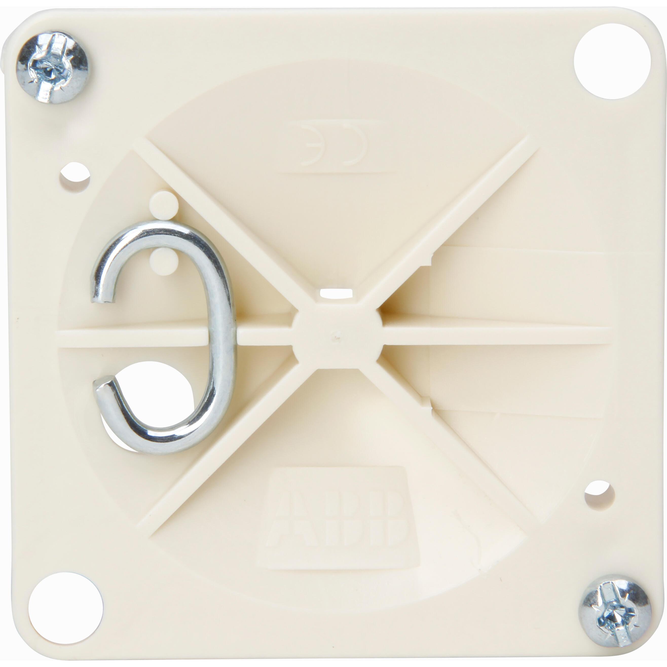 ABB lid for wall/ceiling mounting boxes, 71x71x5mm, colour: white