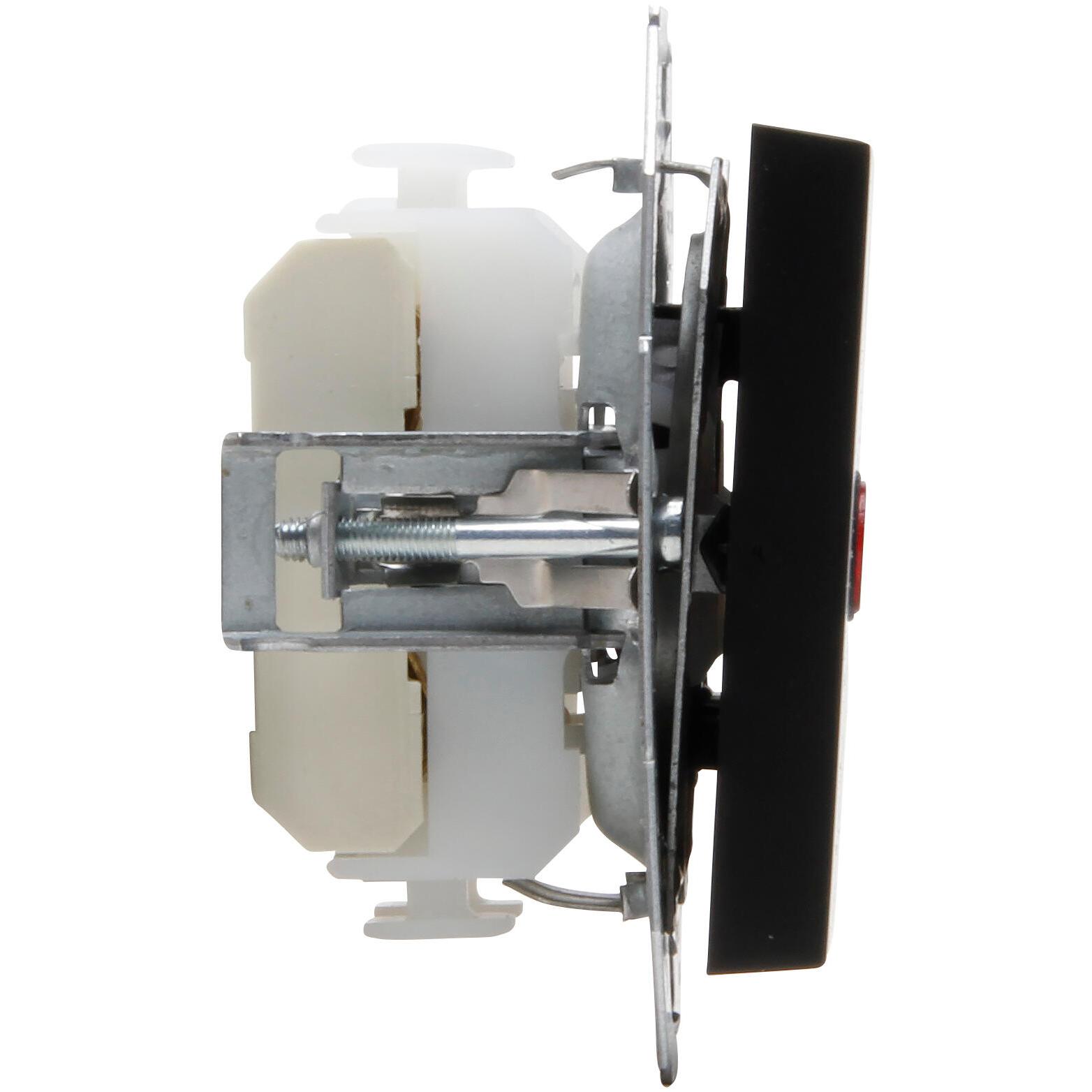 ATHENIS - Off switch, 2-pole, 10A, colour: black matt - Image 7