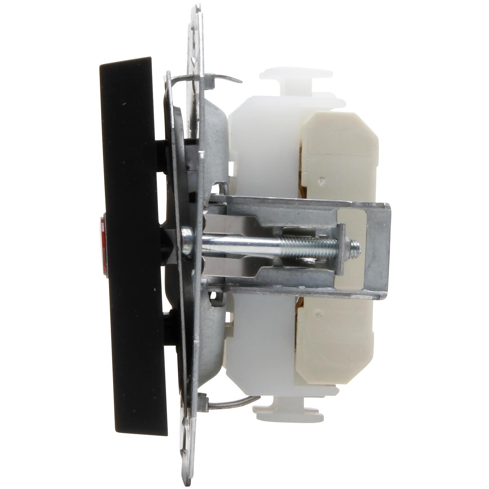 ATHENIS - Off switch, 2-pole, 10A, colour: black matt - Image 6