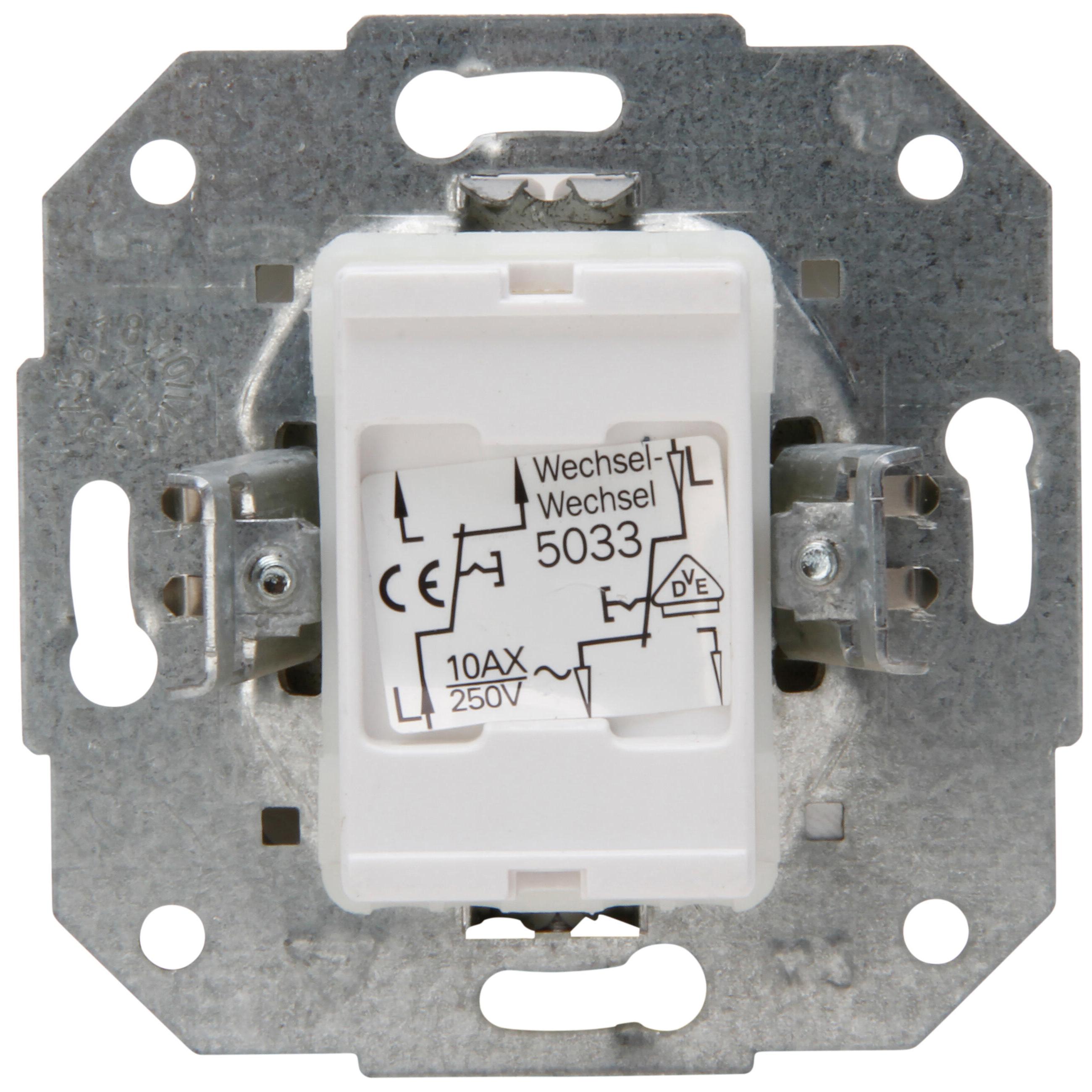 EUROPA - double change-over switch, colour: arctic white - Image 3