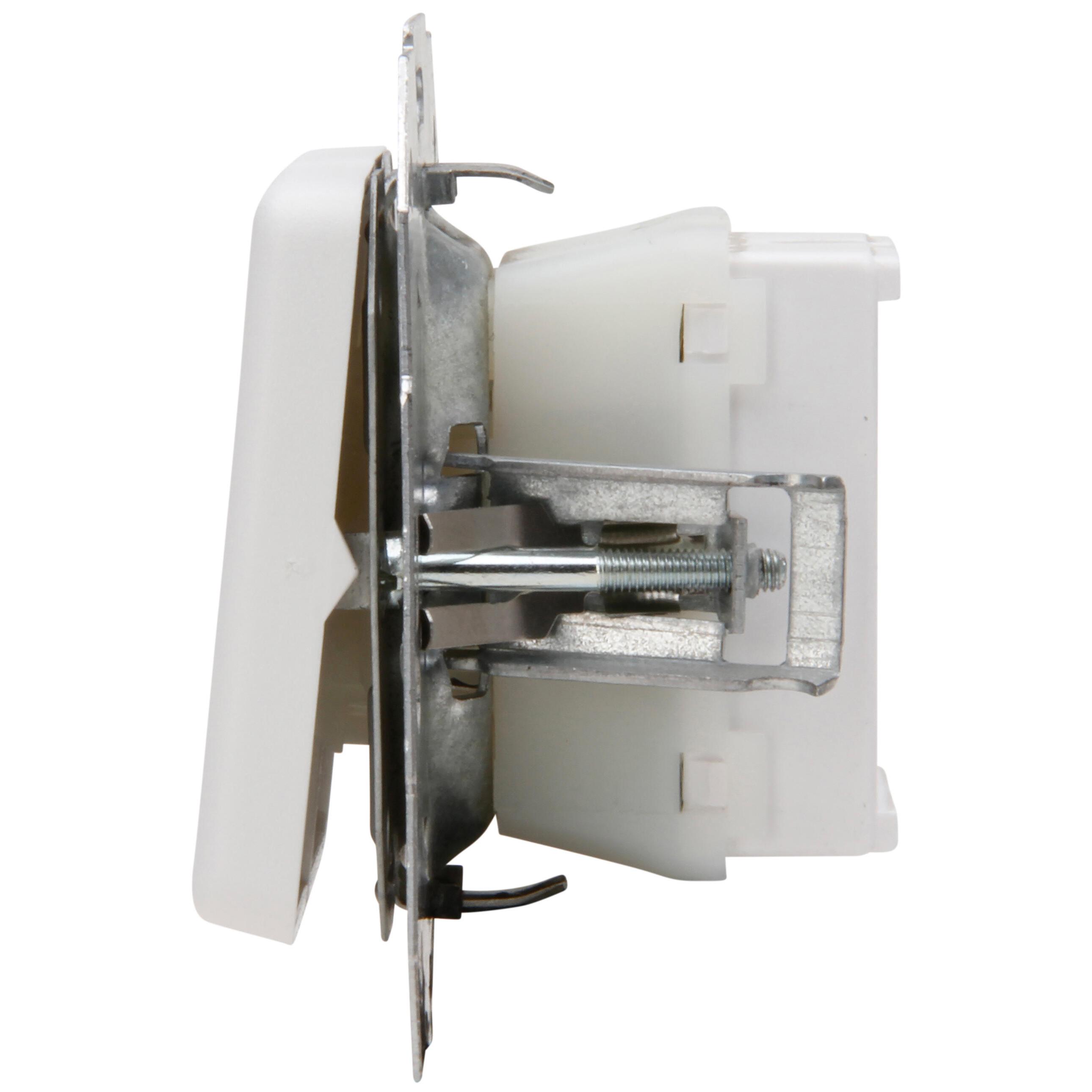 EUROPA - double change-over switch, colour: arctic white - Image 6