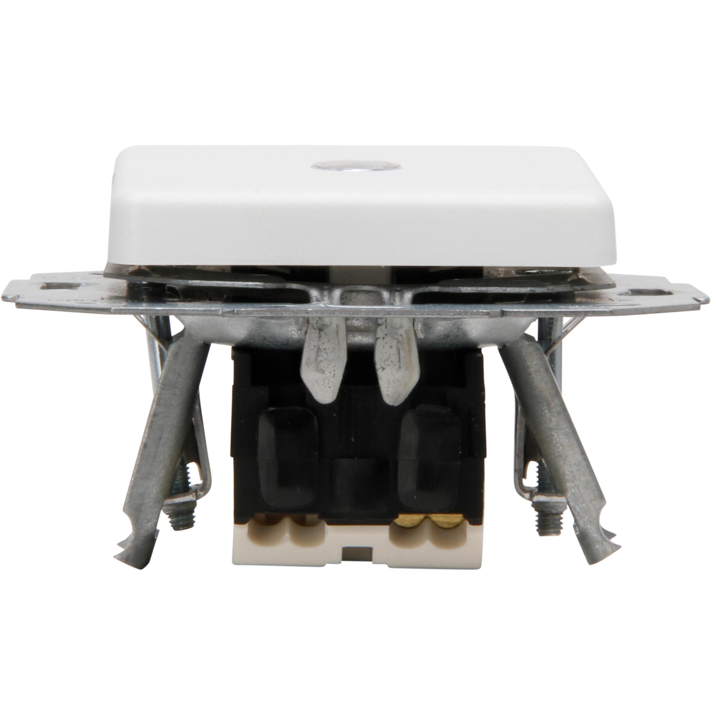 EUROPA - universal switch (off and change-over), illuminable, colour: arctic white - Image 4