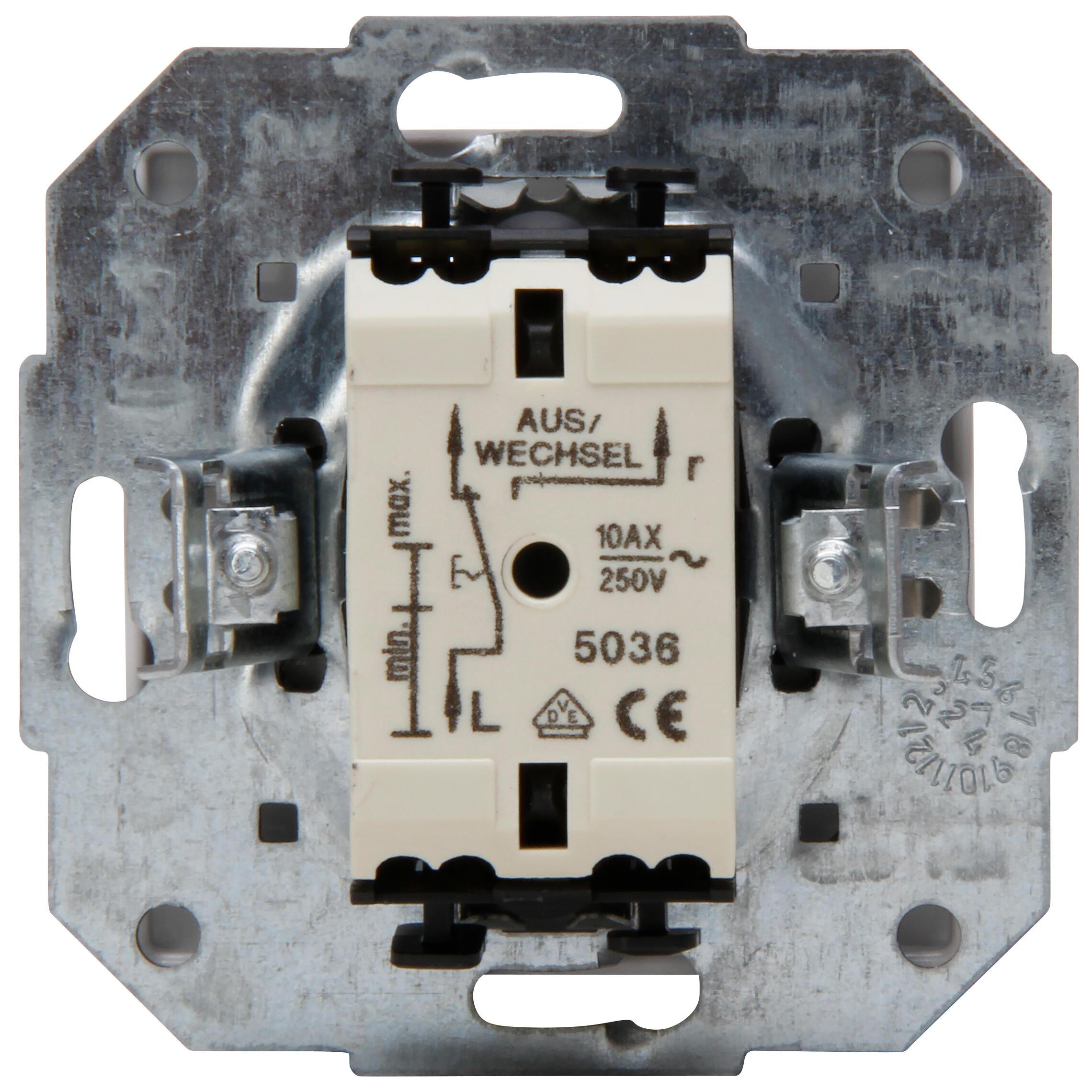 PARIS - universal switch (off and change-over), colour: arctic white matt - Image 3