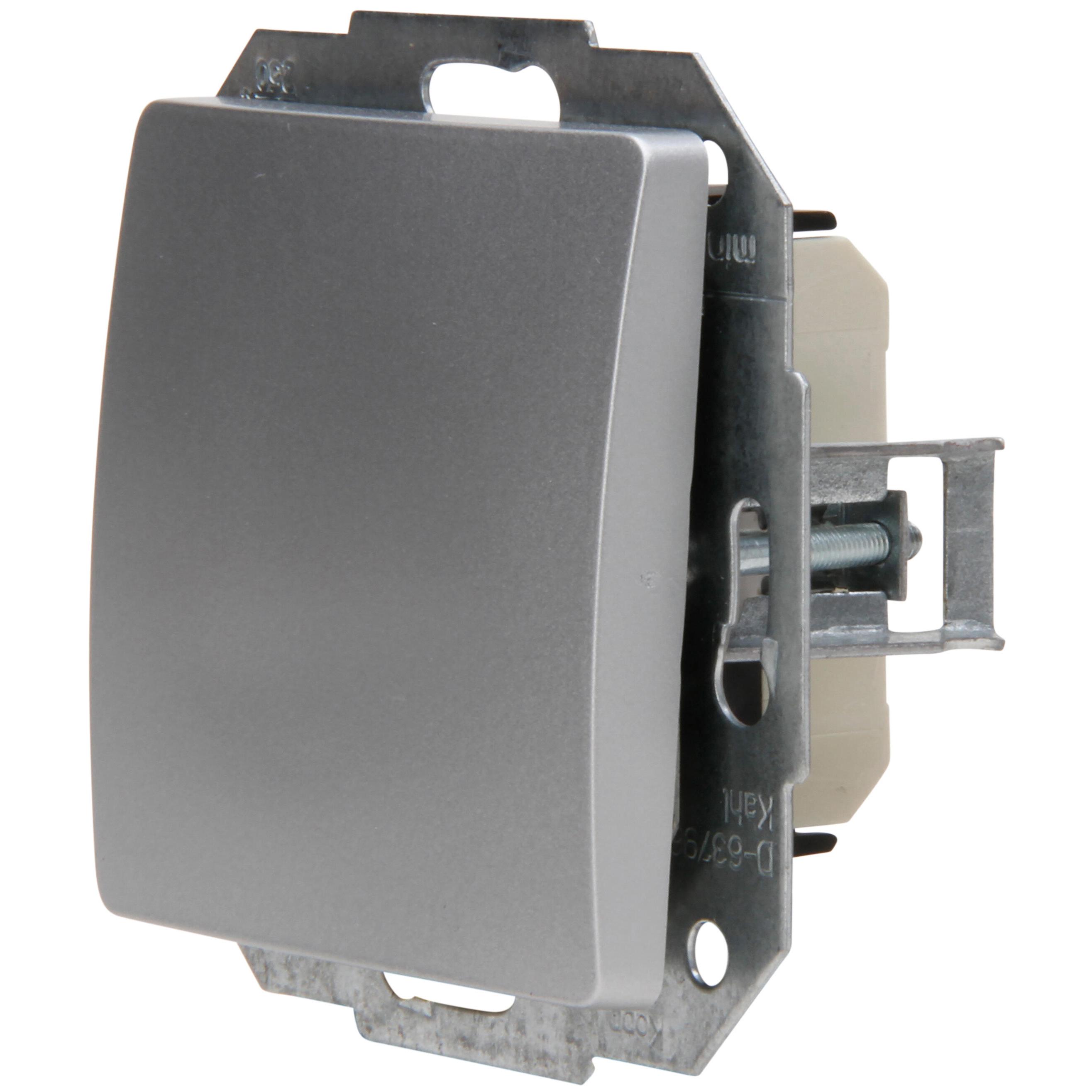 PARIS - Profi-Pack: 4 Universal switches (off and change-over), colour: silver - Image 8