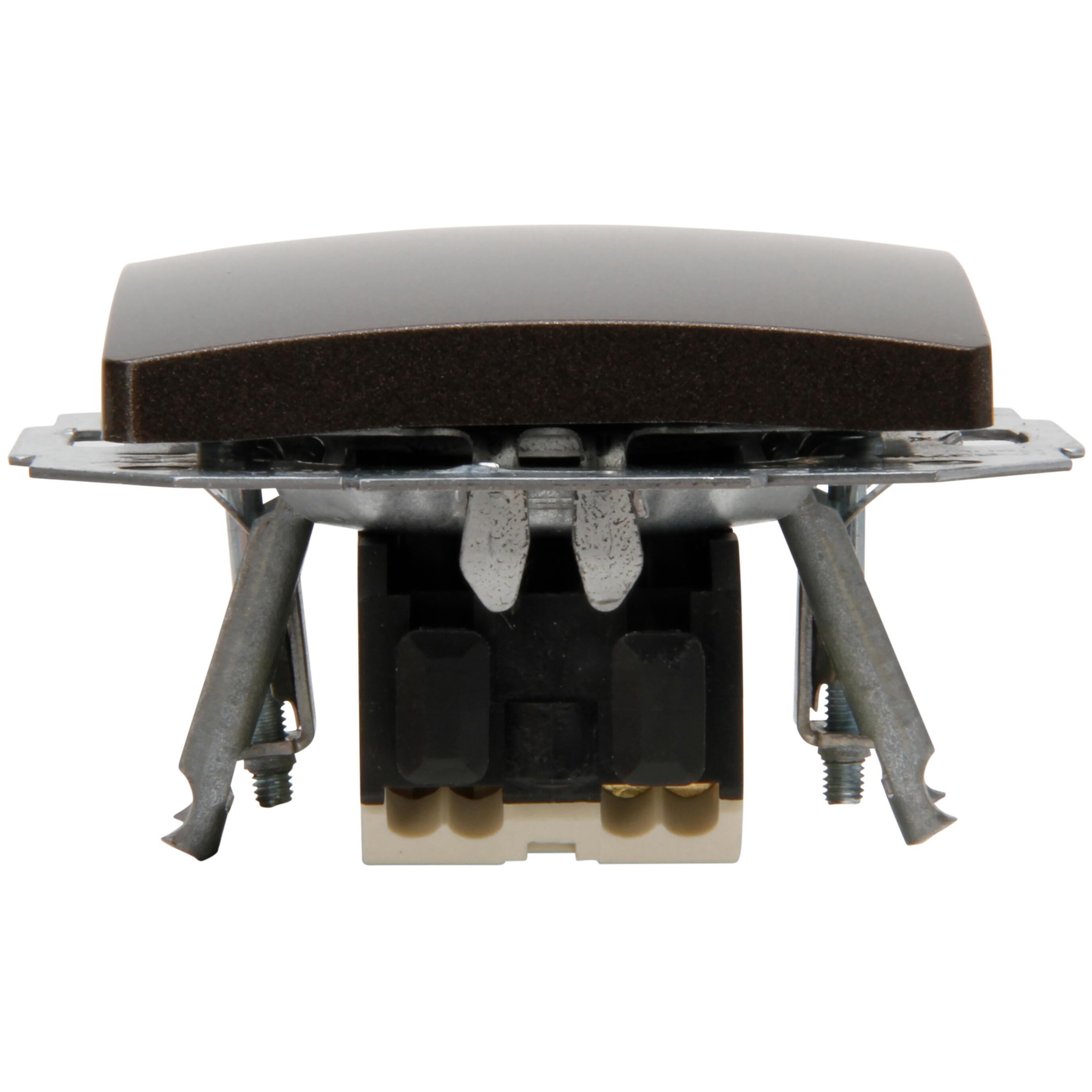 PARIS - Profi-Pack: 4 Universal switches (off and change-over), colour: rosewood - Image 4