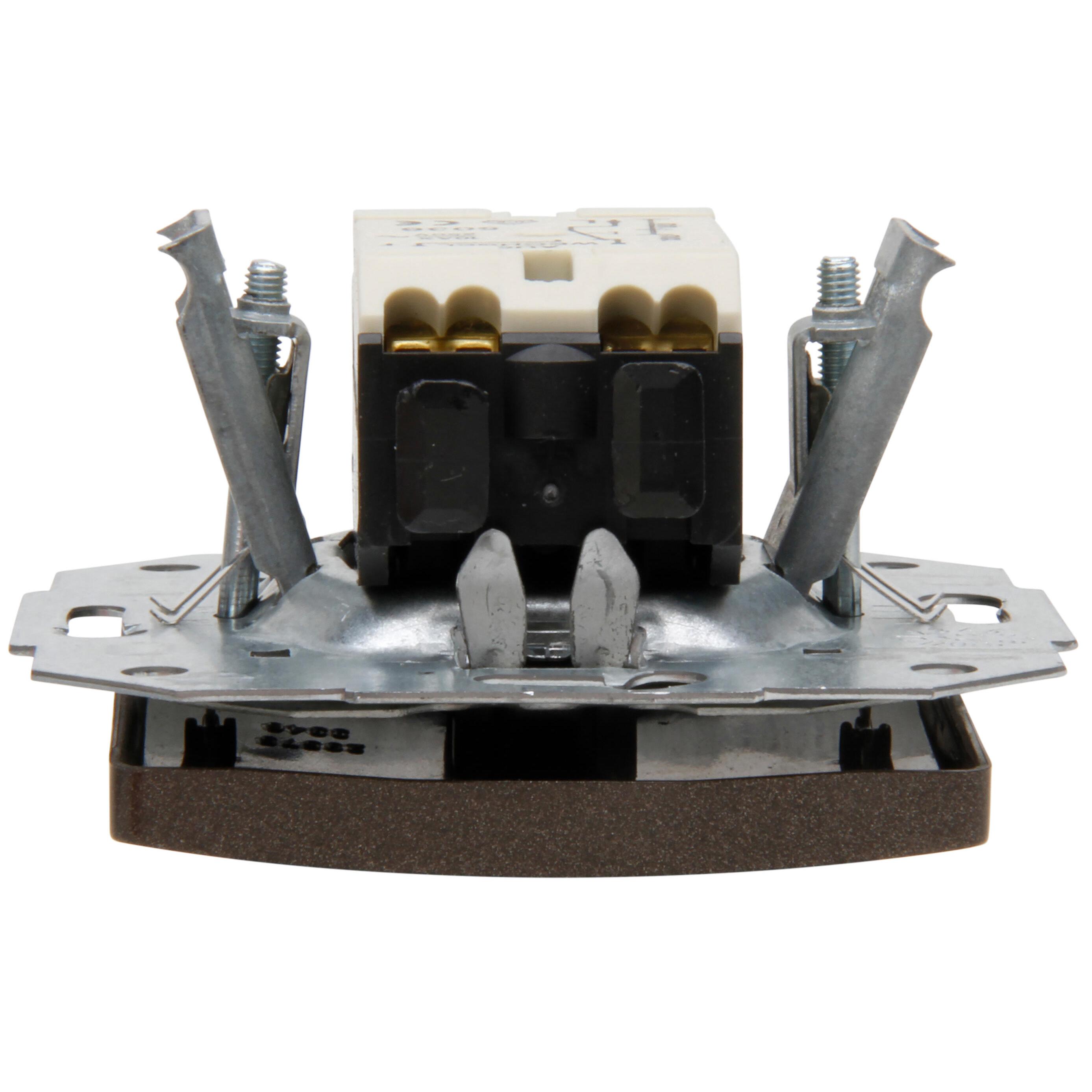 PARIS - Profi-Pack: 4 Universal switches (off and change-over), colour: rosewood - Image 5
