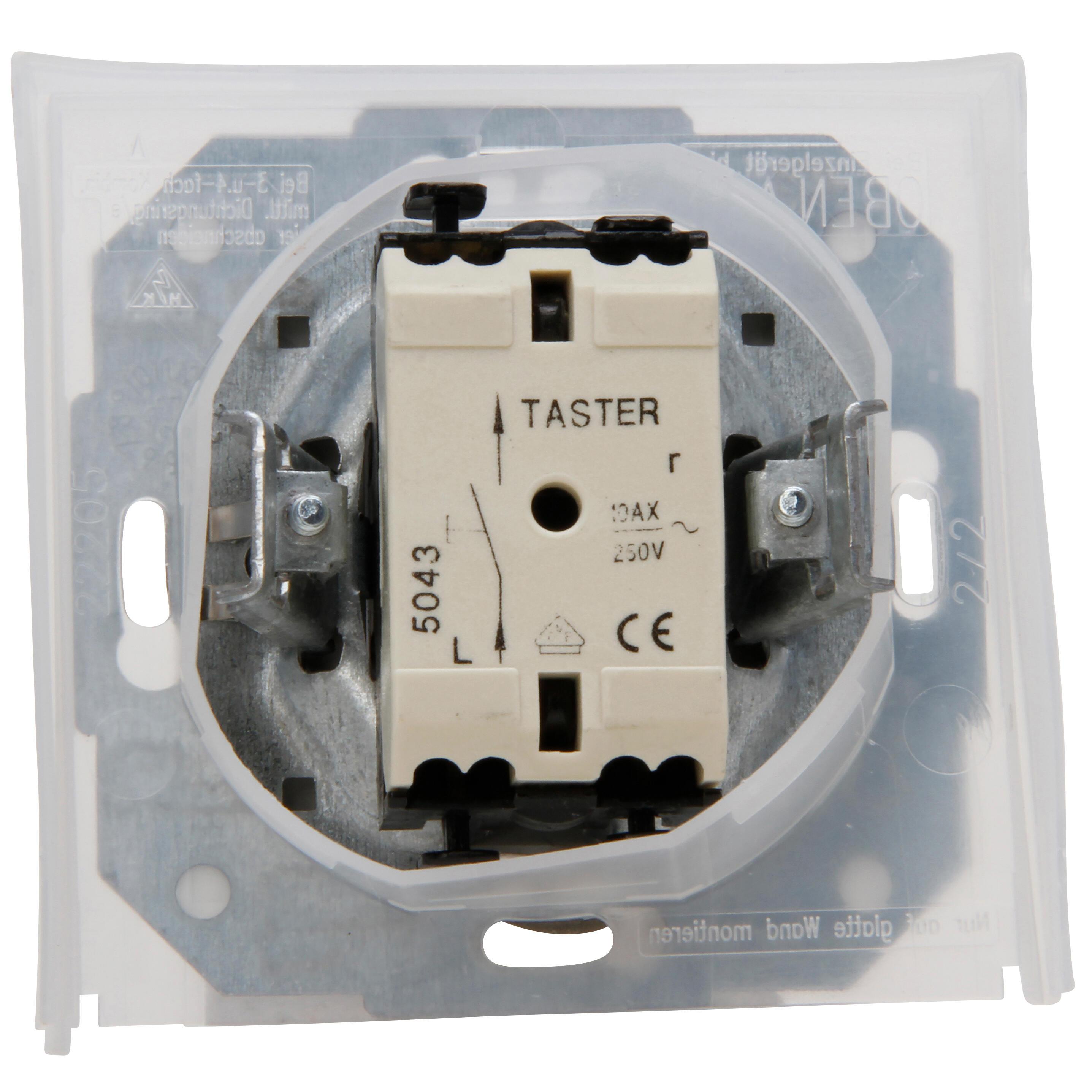 ATHENIS IP44 - Push button switch, colour: steel - Image 3