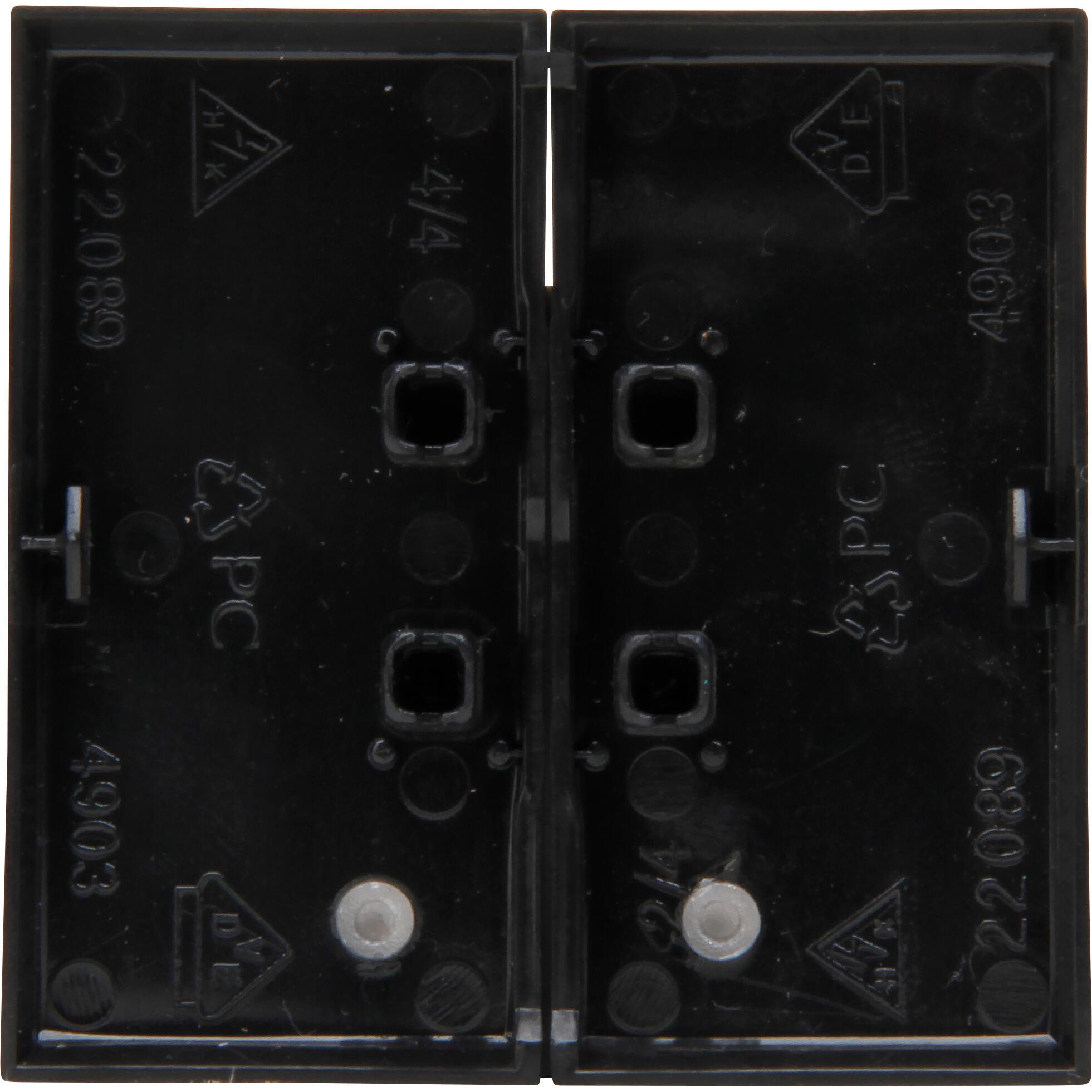 Smart-control - ATHENIS double rocker pad with transparent lens, colour: black matt - Image 3