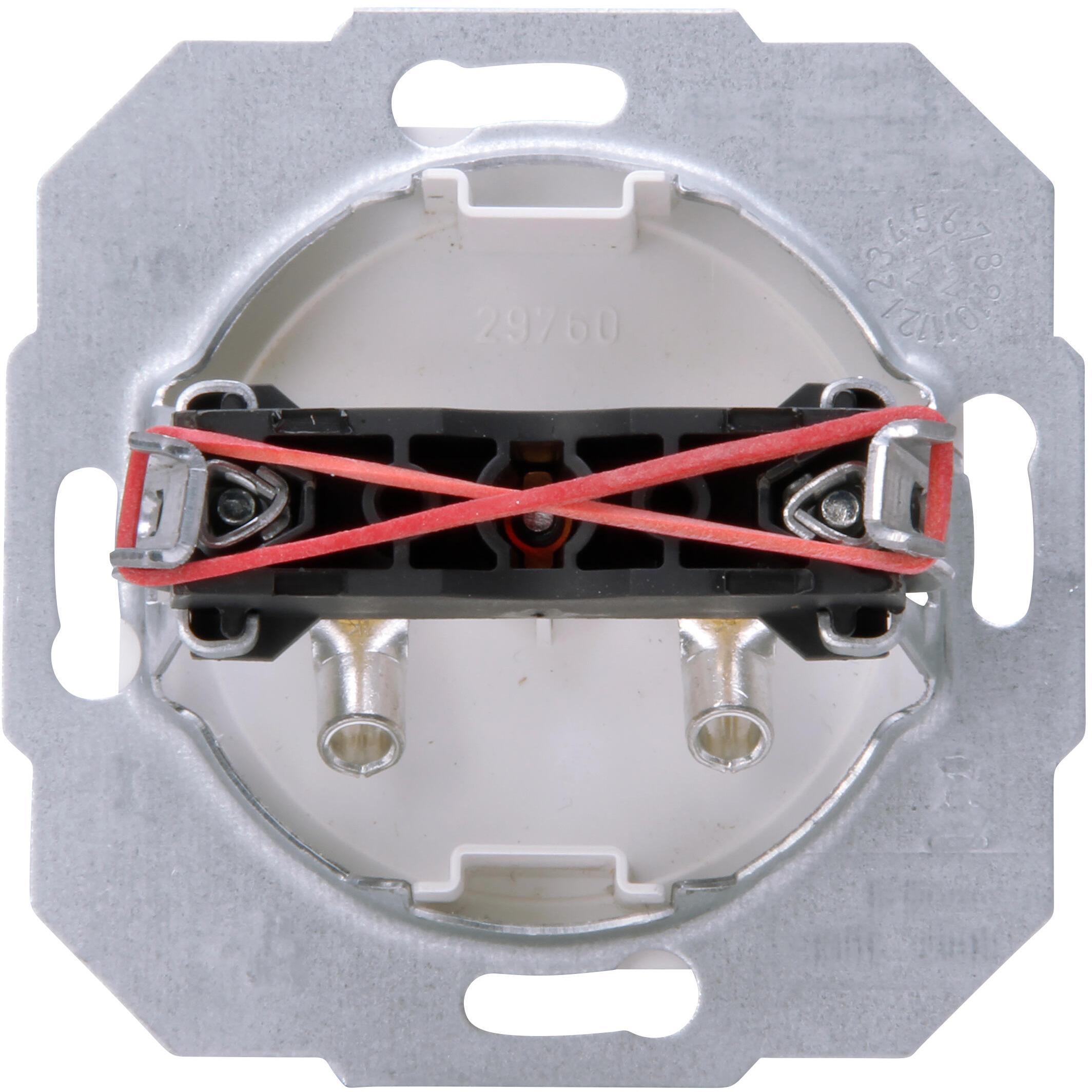 HK07 - loudspeaker socket for 4mm banana plugs or loudspeaker cables up to 16mm², colour: arctic white - Image 3