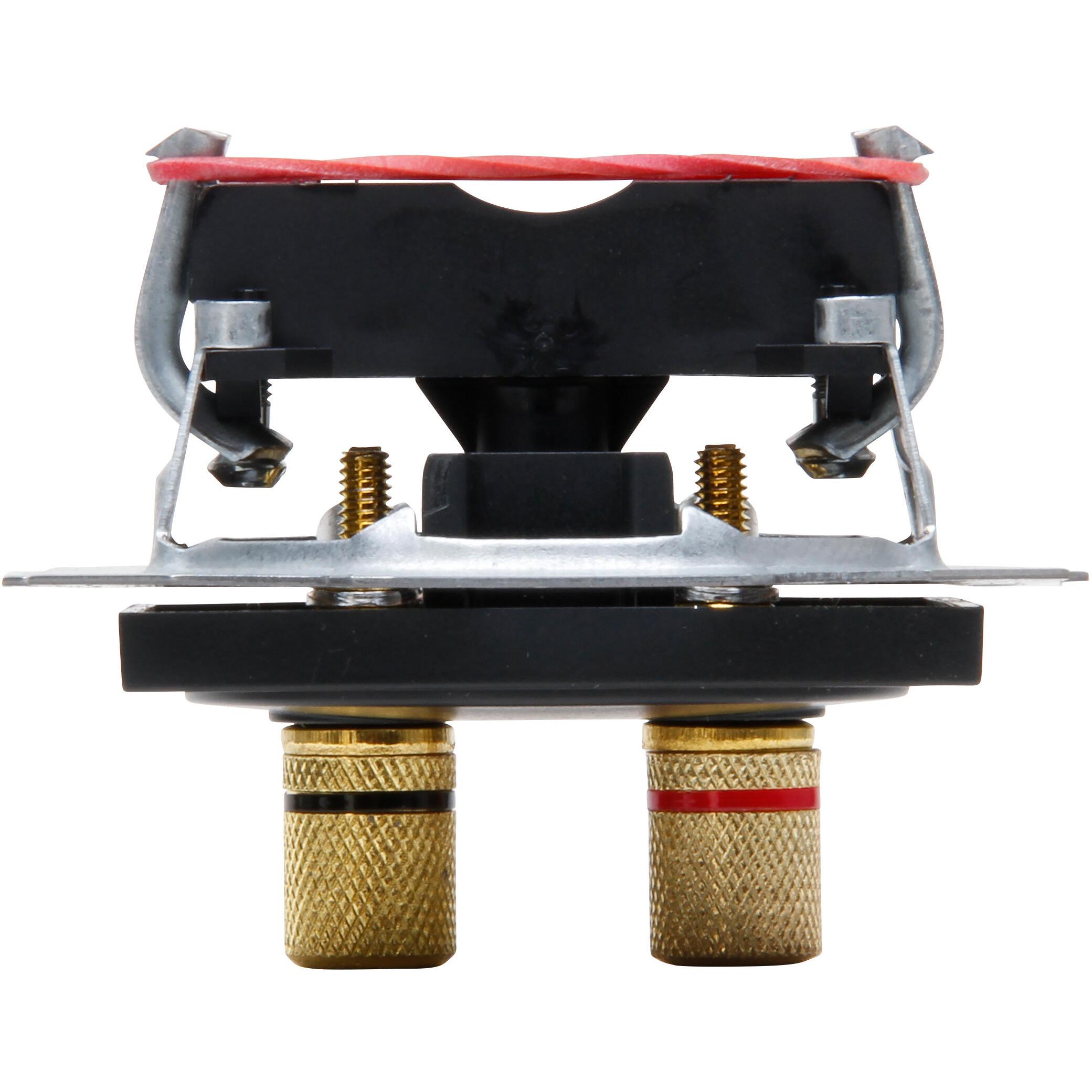 HK07 - loudspeaker socket for 4mm banana plugs or loudspeaker cable up to 16mm², colour: antracite - Image 4