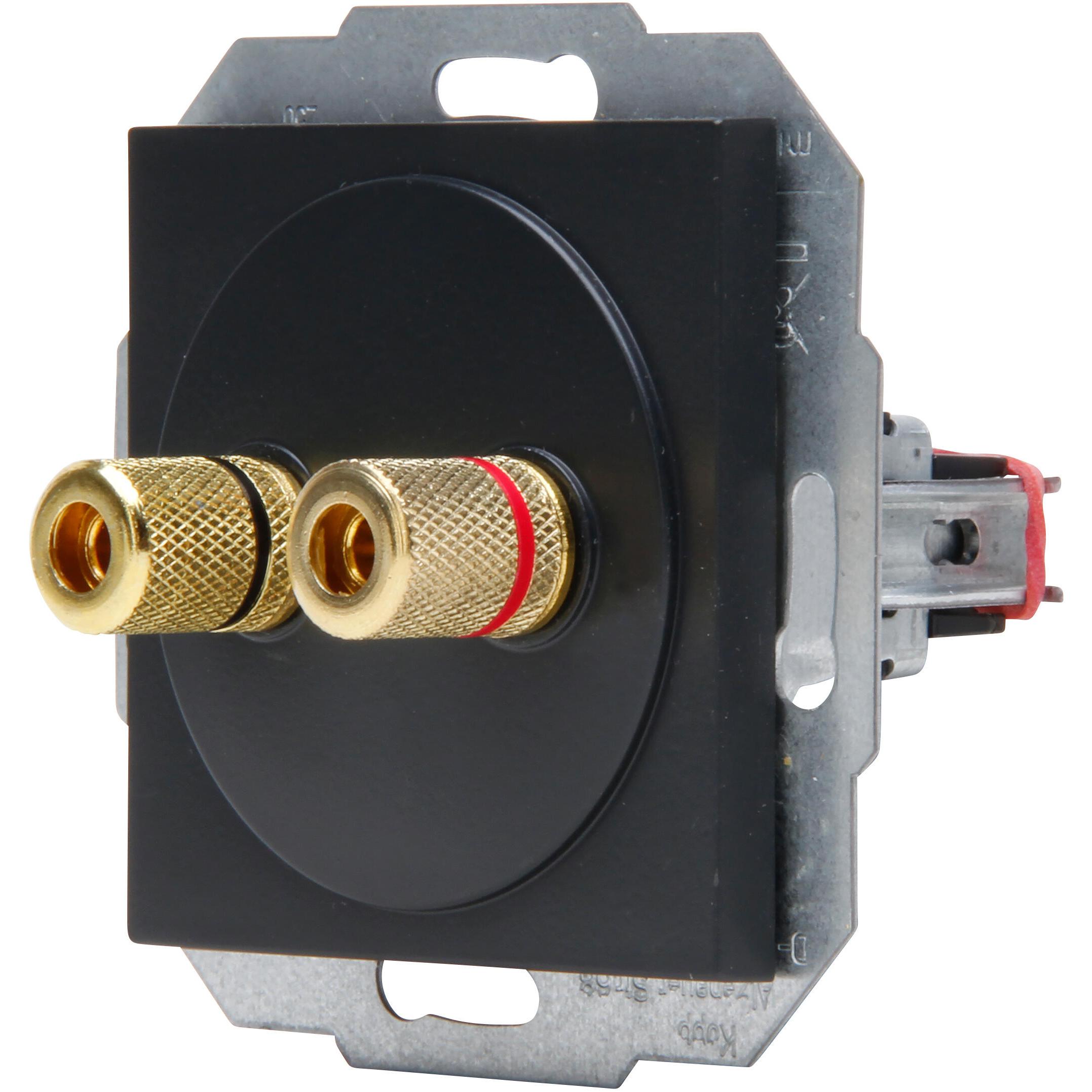 HK07 - loudspeaker socket for 4mm banana plugs or loudspeaker cable up to 16mm², colour: antracite - Image 8