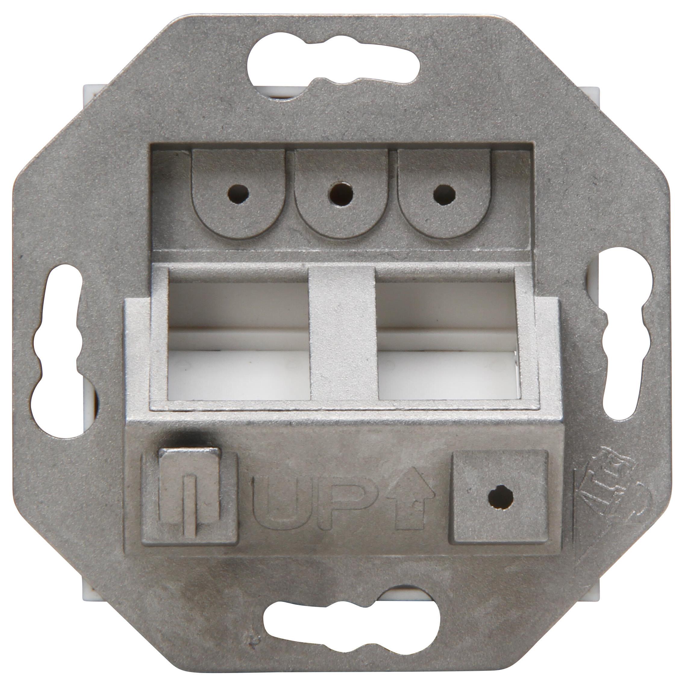 HK07 - Keystone support ring with cover, colour: steel - Image 3