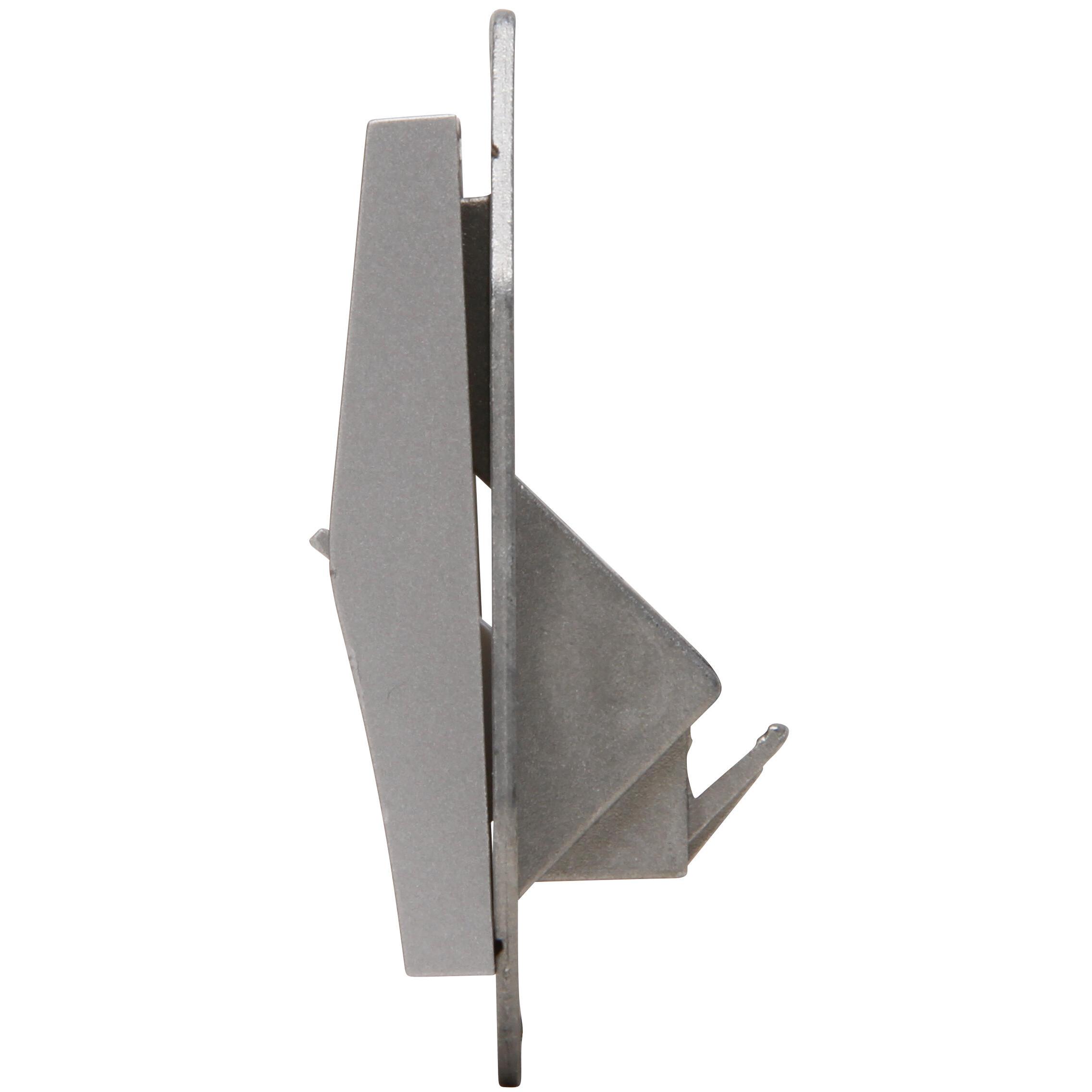HK07 - Keystone support ring with cover, colour: steel - Image 6