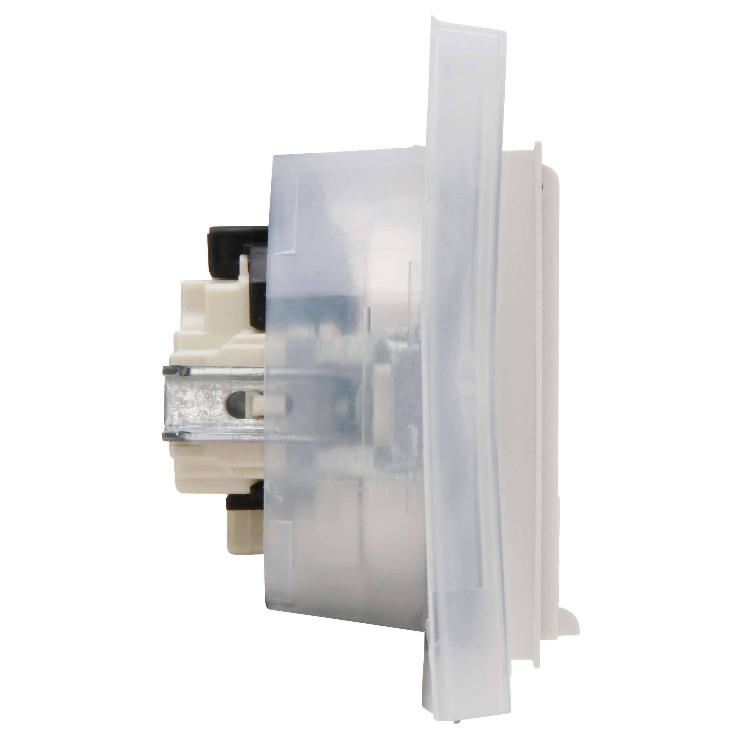 ATHENIS - Earthed socket outlet with hanged lid and shutter, protection class IP44, colour: pure white - Image 8