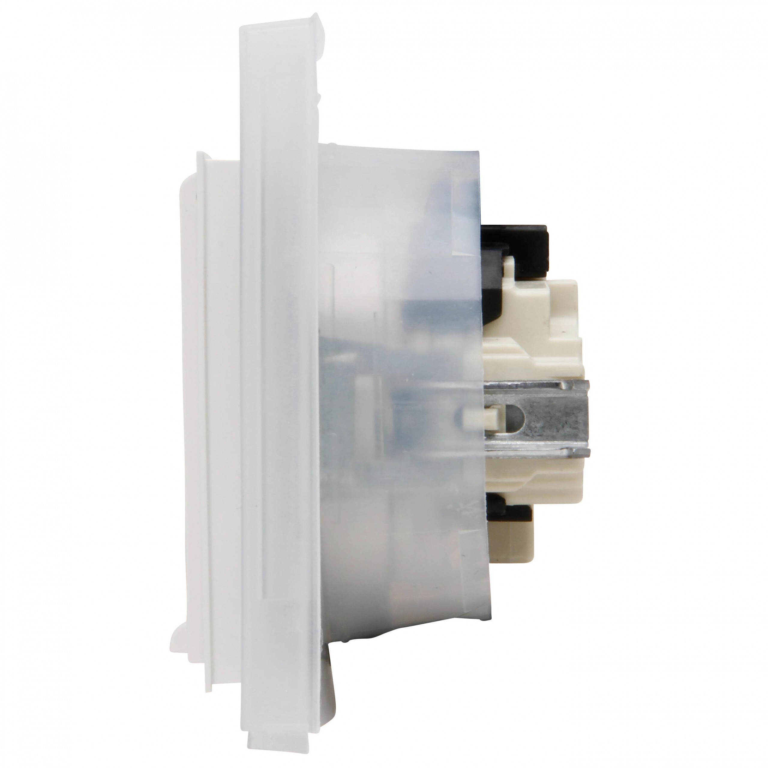 ATHENIS - Earthed socket outlet with hanged lid and shutter, protection class IP44, colour: pure white - Image 7