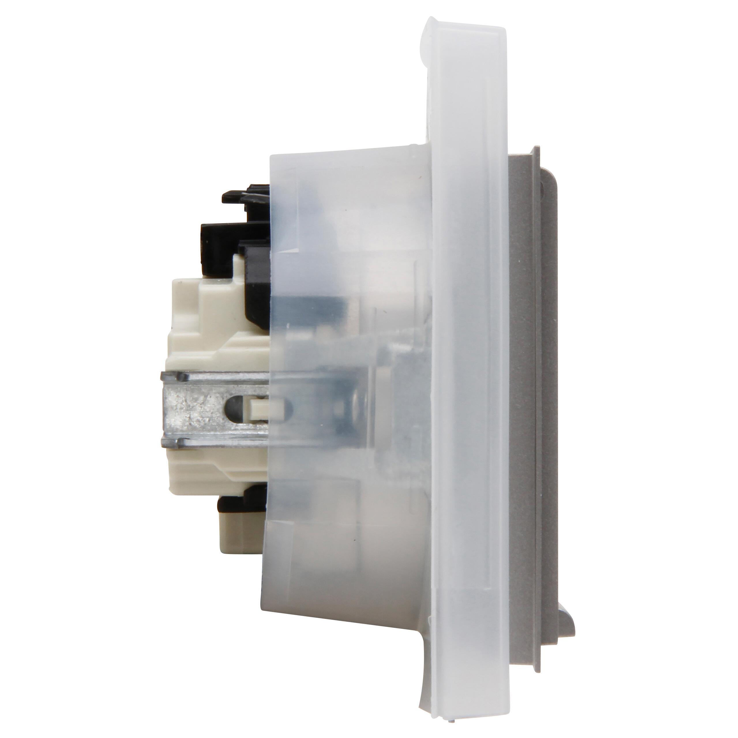 ATHENIS - Earthed socket outlet with hanged lid and shutter, protection class IP44, colour: steel - Image 8