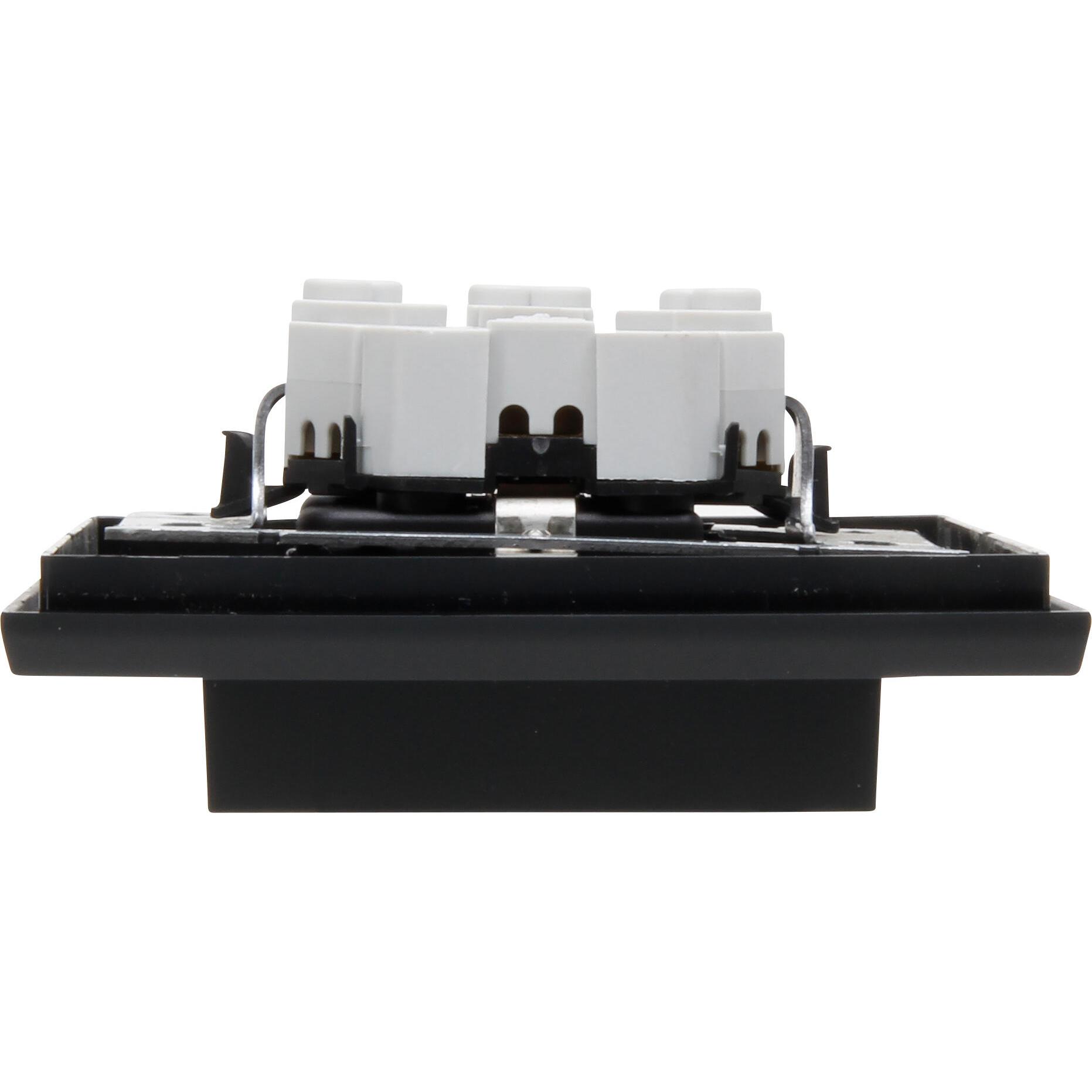HK07 - double earthed socket outlet, colour: anthracite - Image 4