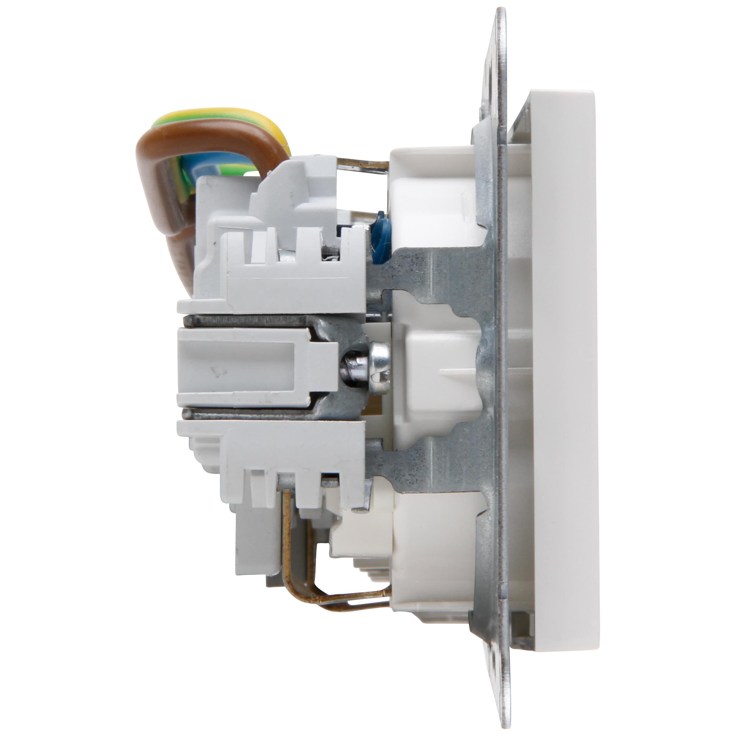 HK07 - KombiQuick, 2x wandcontactdoos 1V RA SH, helder wit - Afbeelding 7
