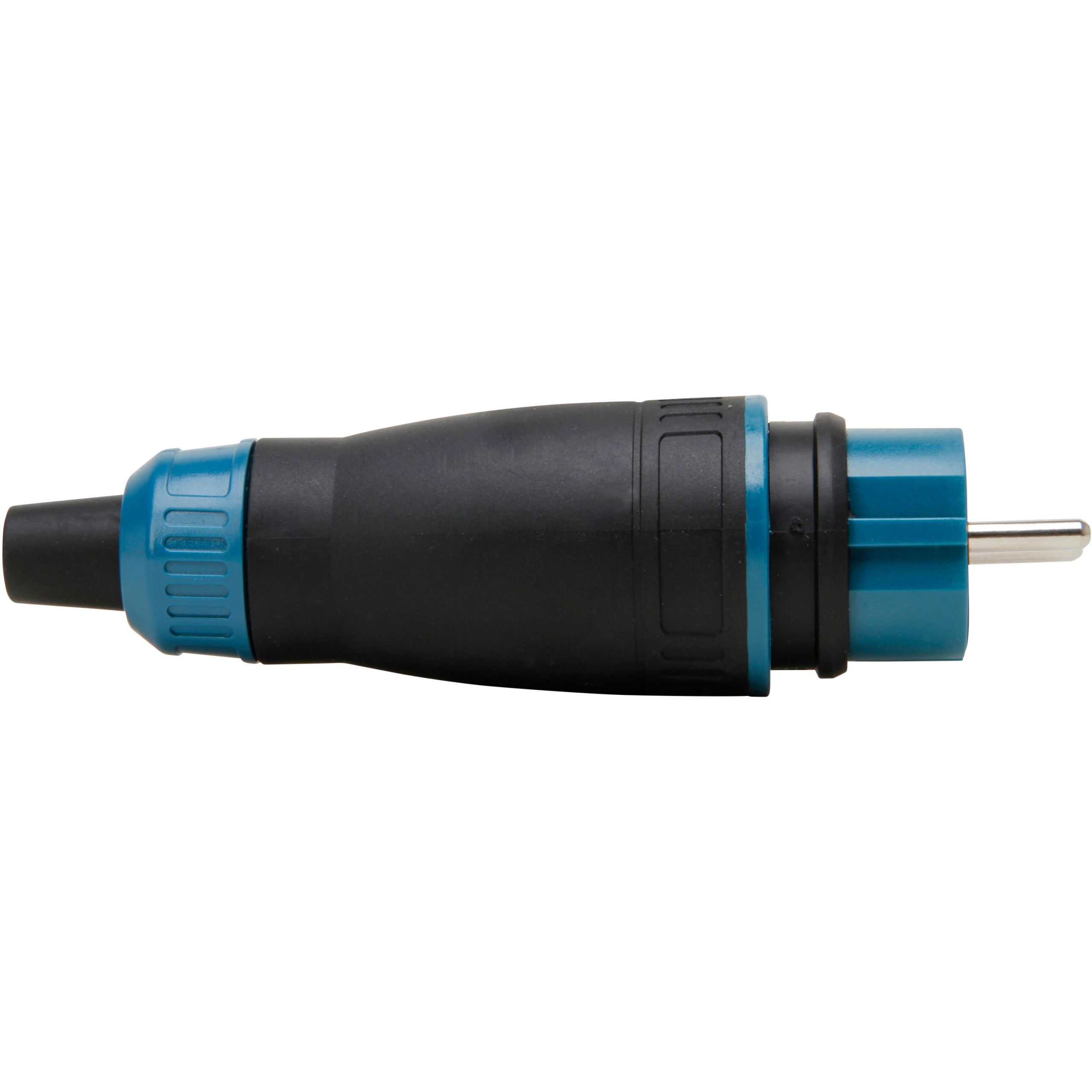 Stekker RA, rubber, CEE 7/VII IP44 16A, zwart - Afbeelding 8