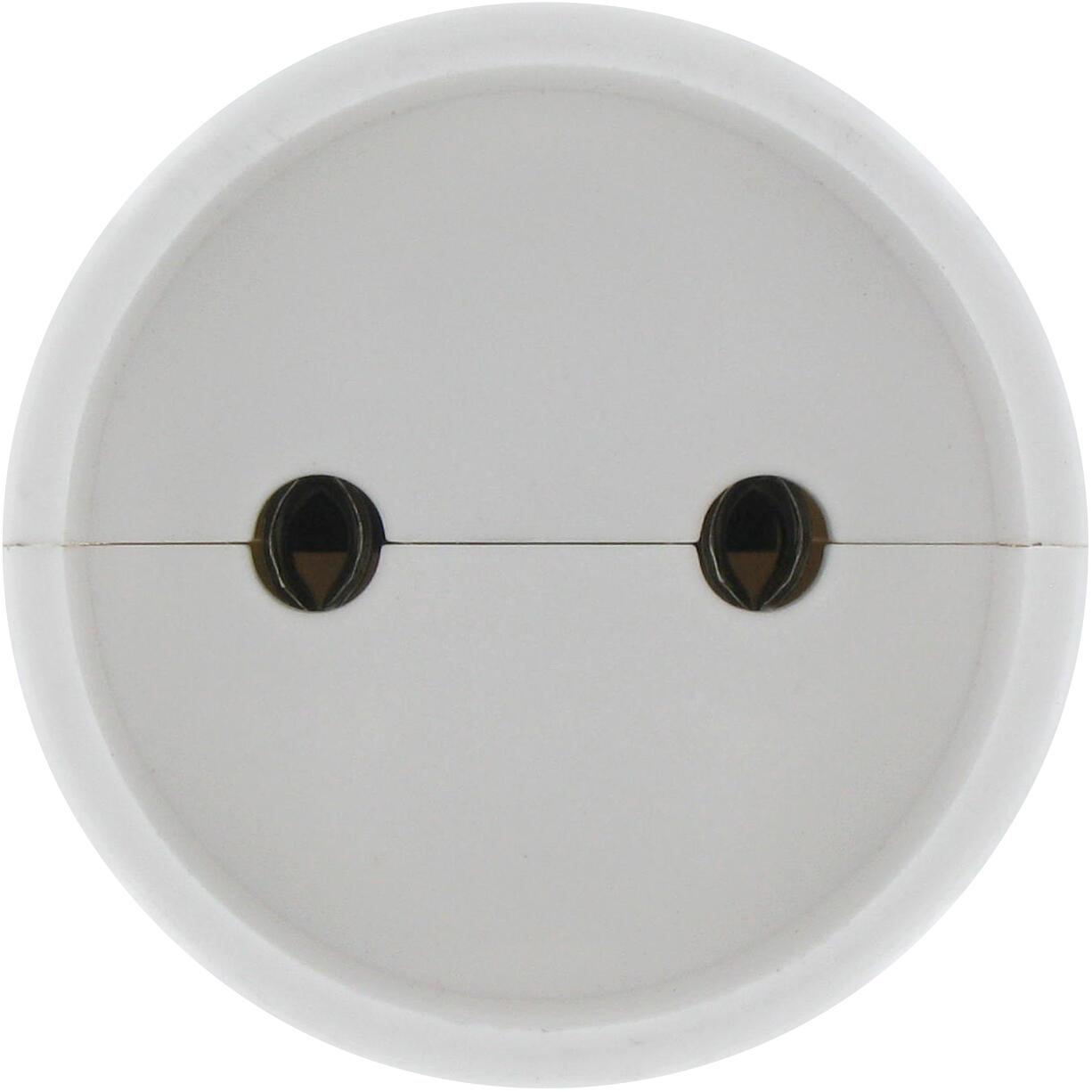 Contrastekker ZA, kunststof, wit - Afbeelding 2