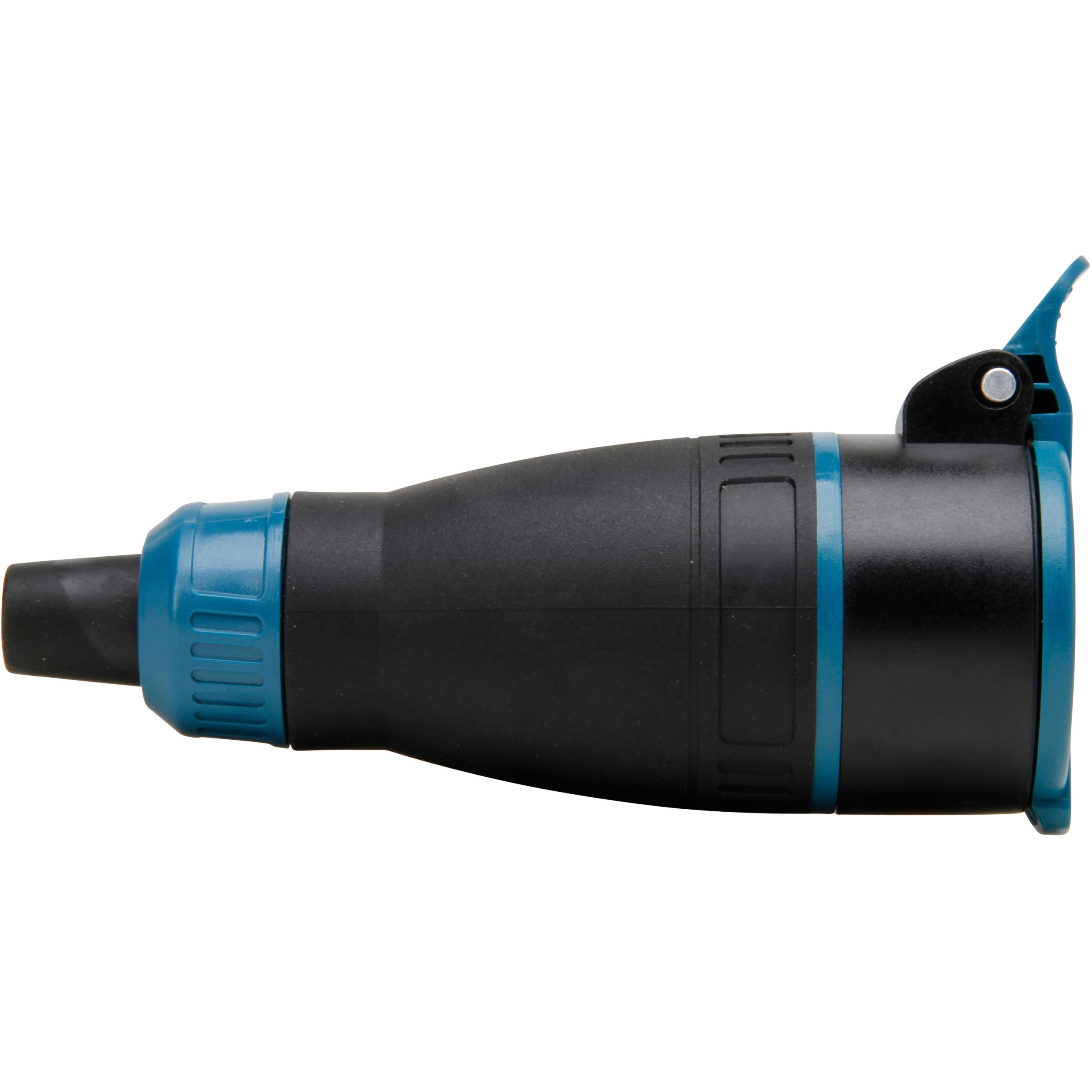 Contrastekker RA, rubber, deksel, IP44, zwart - Afbeelding 8