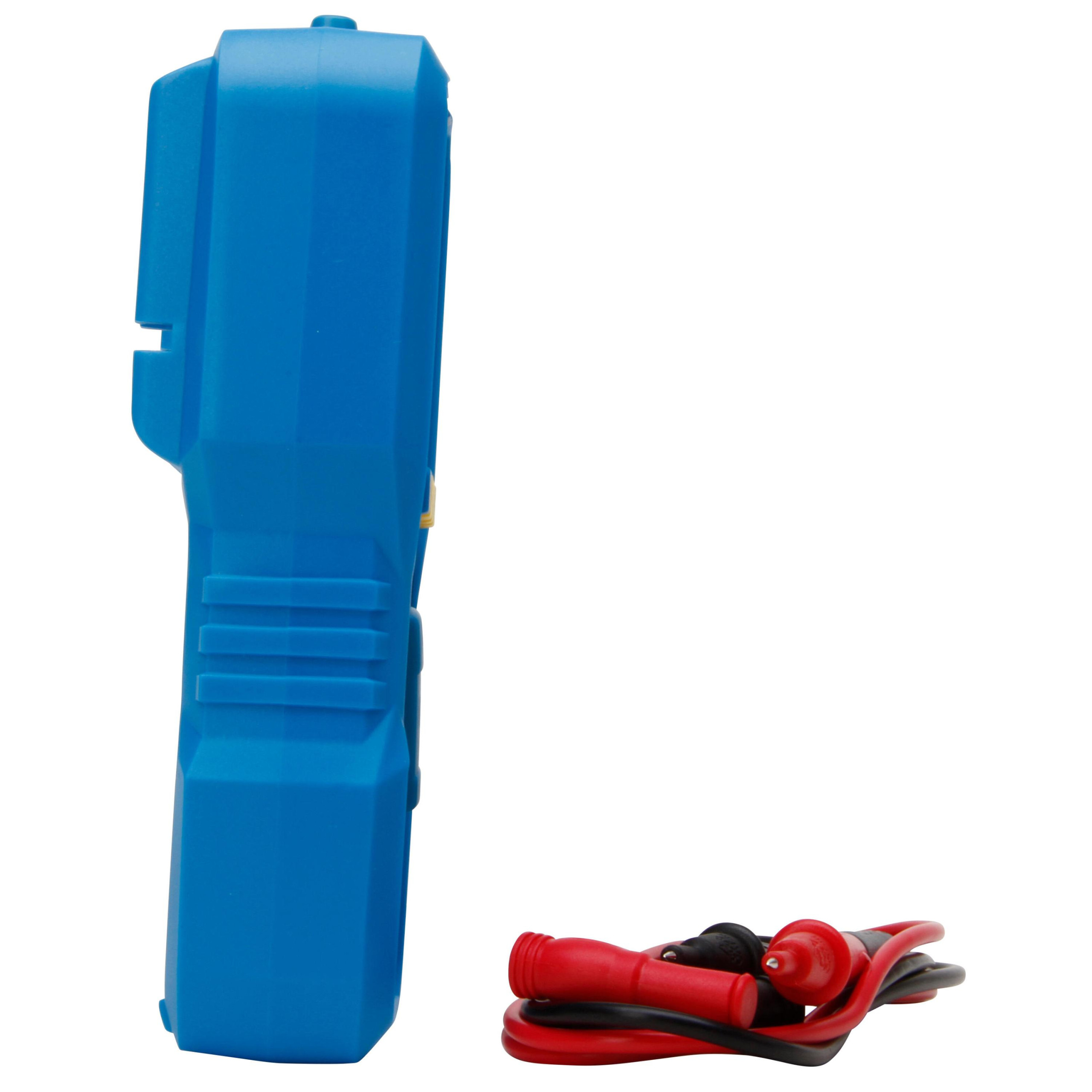 Digitale multimeter CAT III 600V met contactloze spanning- en doorgangstester, blauw - Afbeelding 8