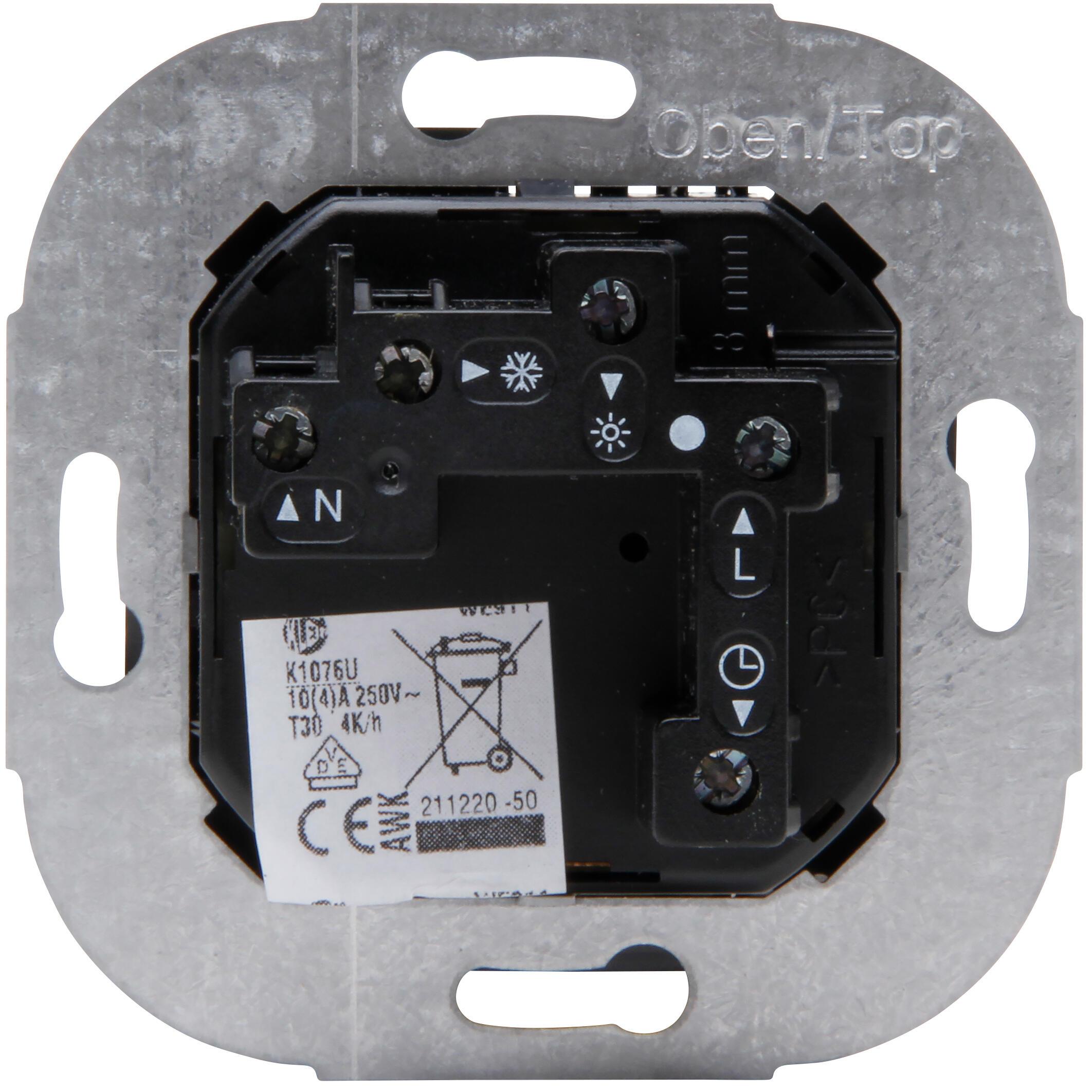 HK07 - thermostaat "wisselaar", 1.100W, antraciet - Afbeelding 3