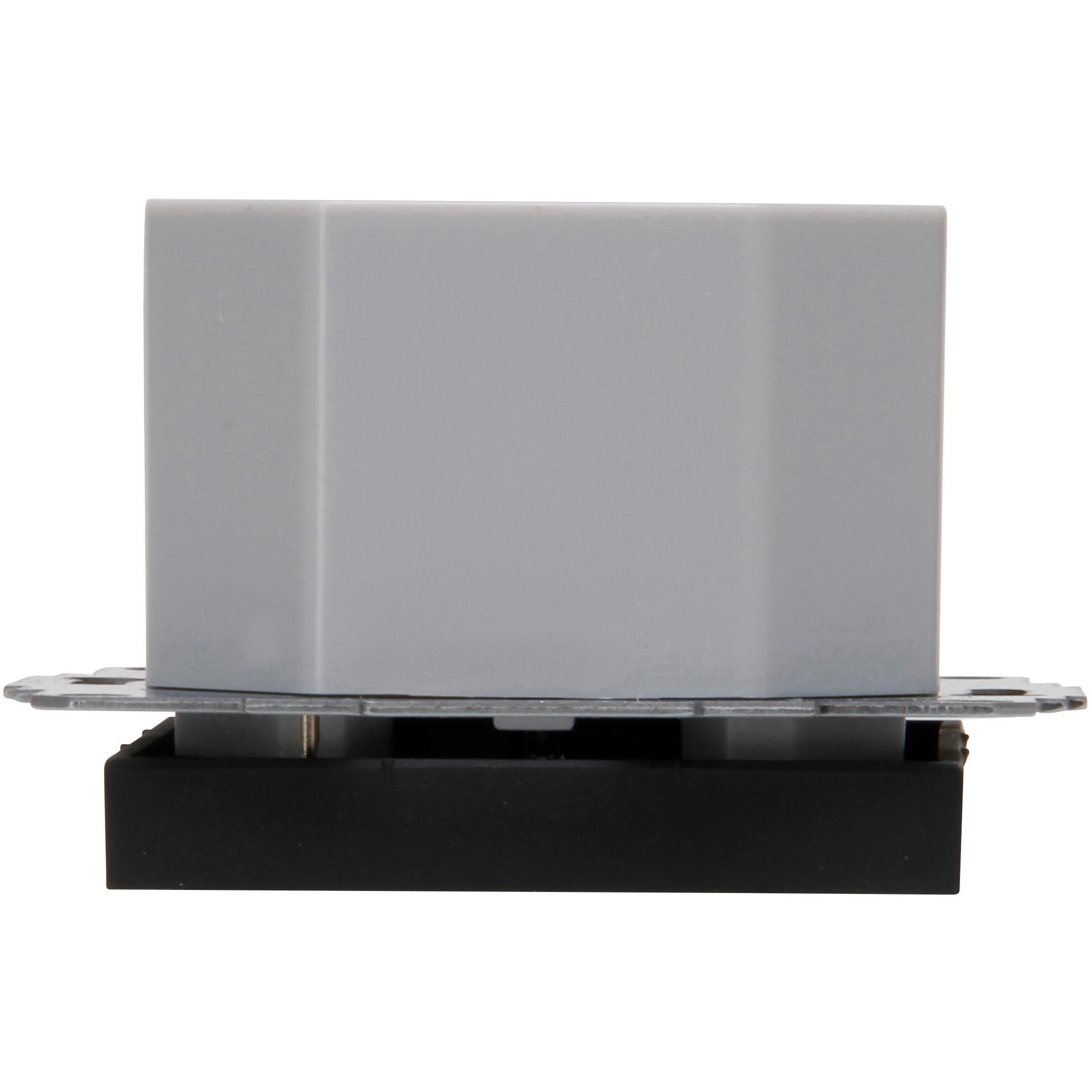 ATHENIS - Inbouwcontactdoos met aardingscontact, USB A/C-laadcontactdoos, kleur: antraciet - Afbeelding 4