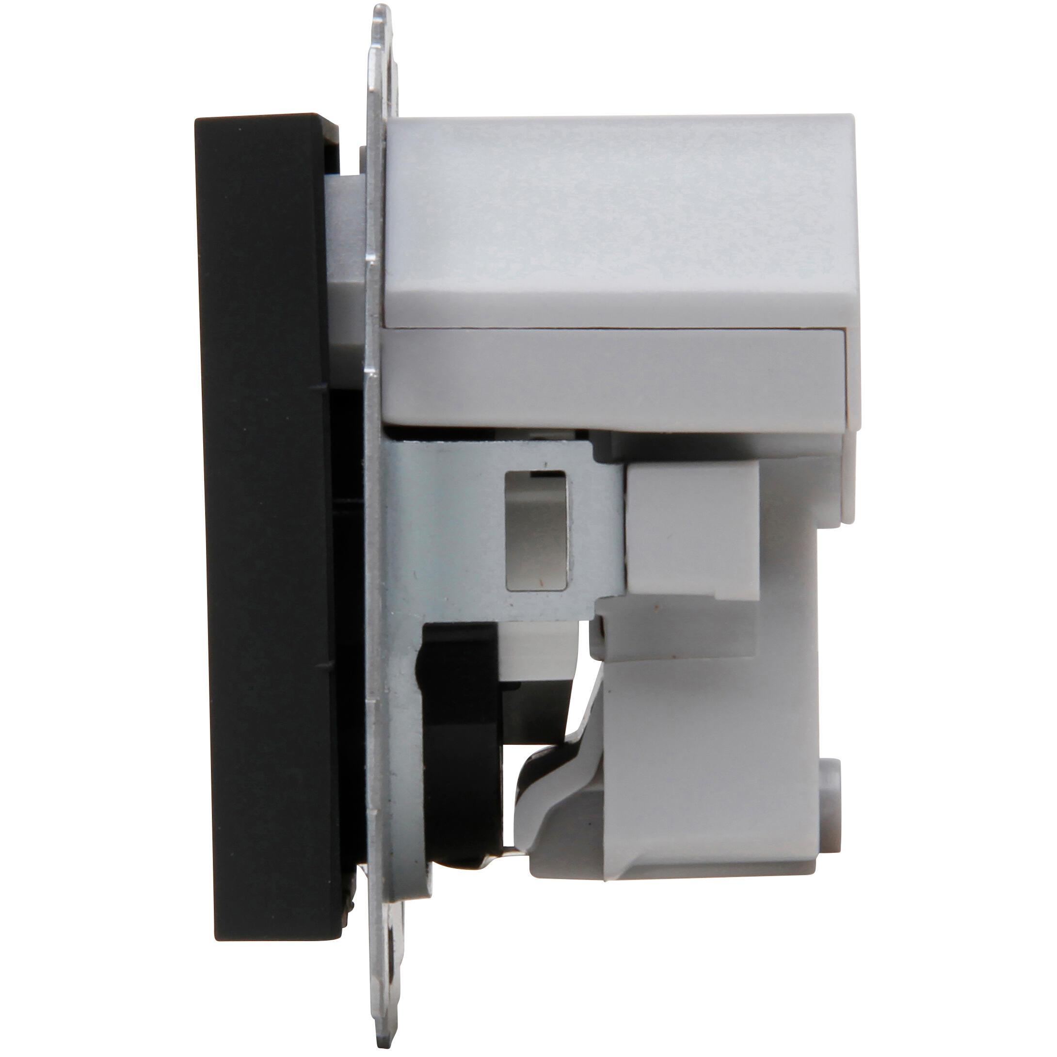 ATHENIS - Inbouwcontactdoos met aardingscontact, USB A/C-laadcontactdoos, kleur: antraciet - Afbeelding 6