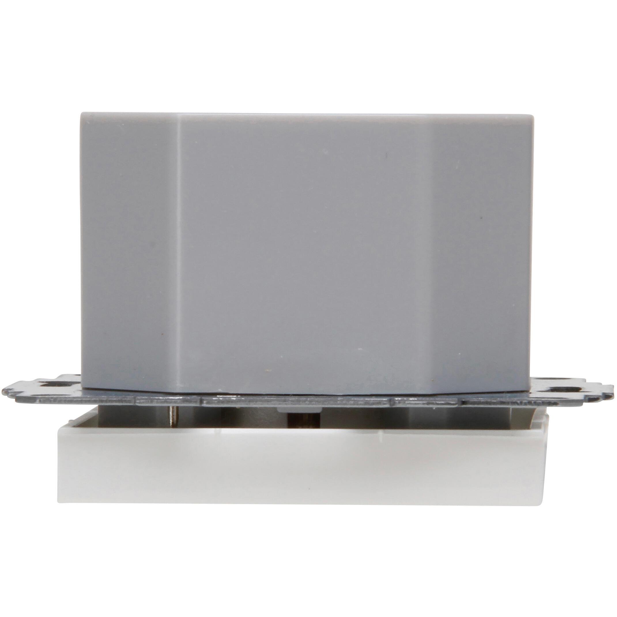 HK07 - wandcontactdoos 1V RA USB A+C, helder wit - Afbeelding 4