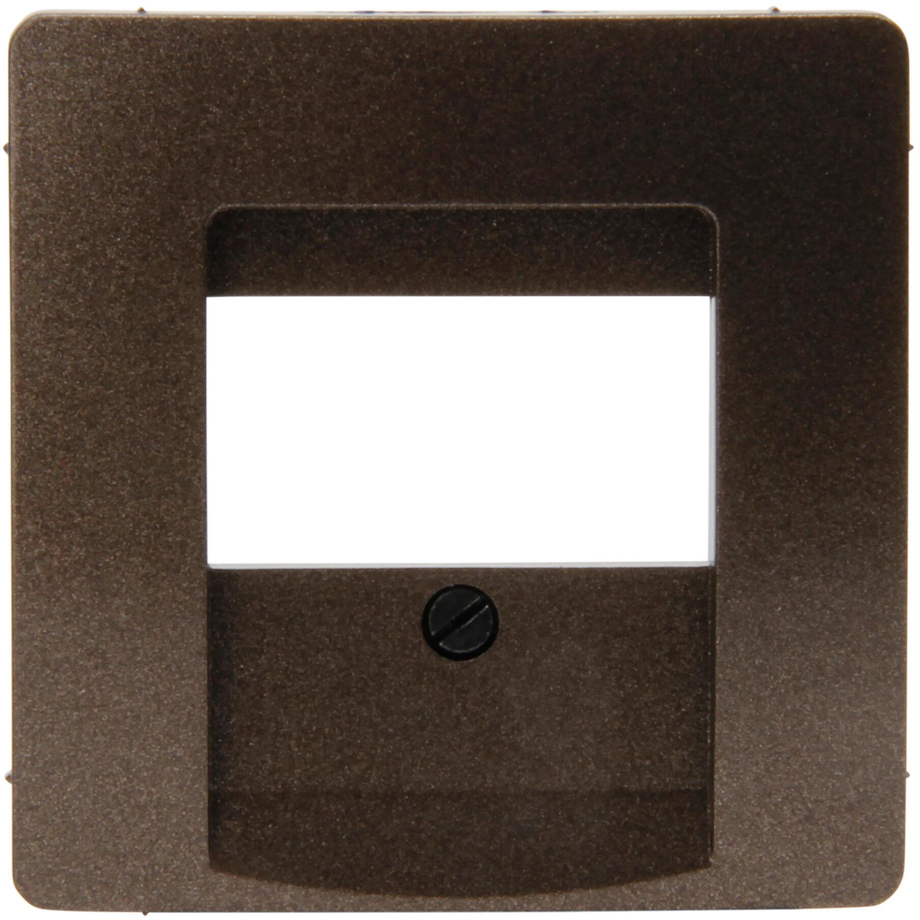 PARIS - afdekplaat TAE/USB, kleur: mokka