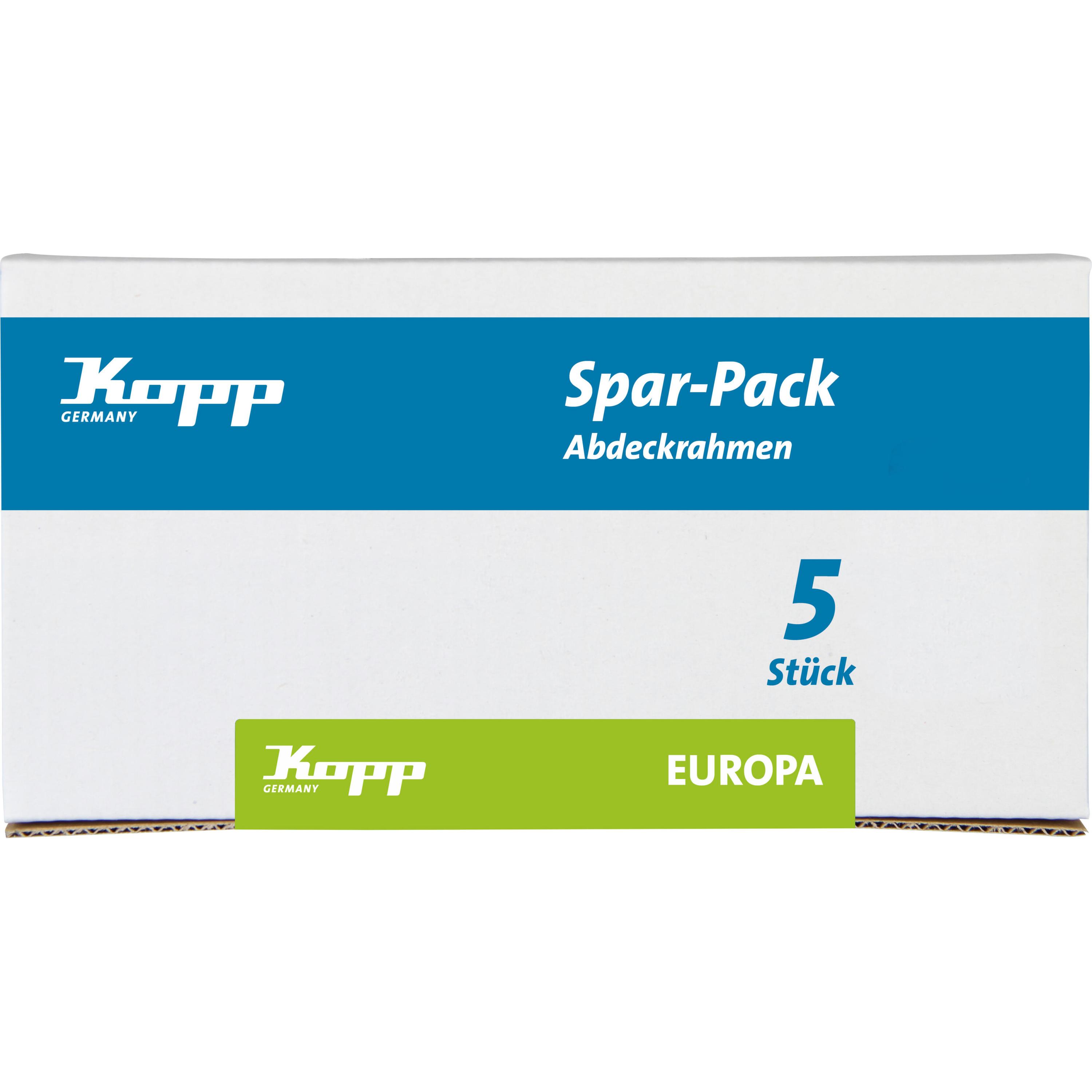EUROPA - Afdekraam 2-voudig 5-pack, kleur: creme - Afbeelding 2