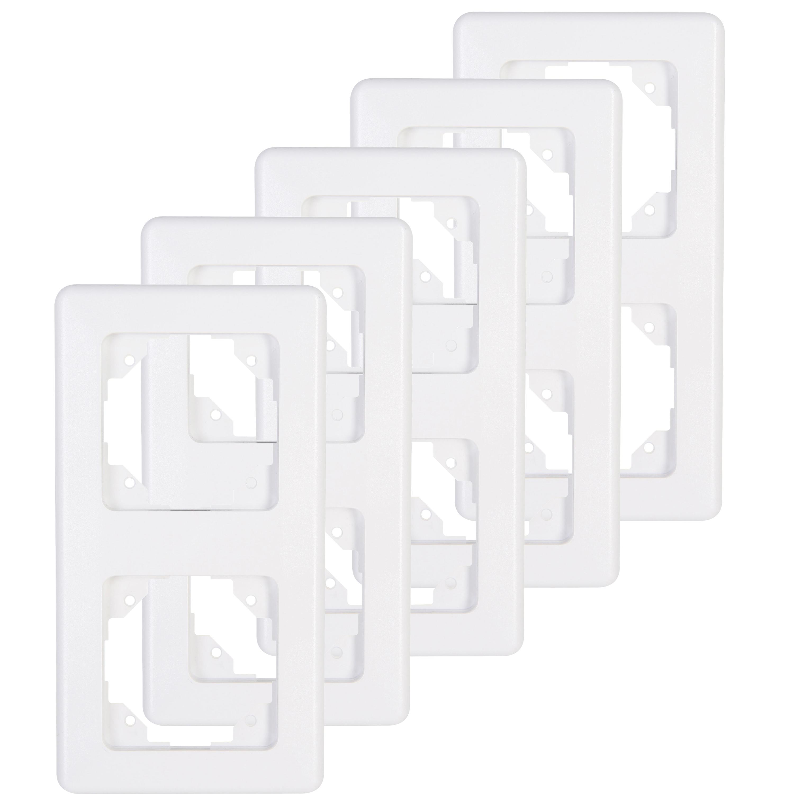 EUROPA - Afdekraam 2-voudig arctic wit 5-pack, kleur: arctic wit - Afbeelding 2