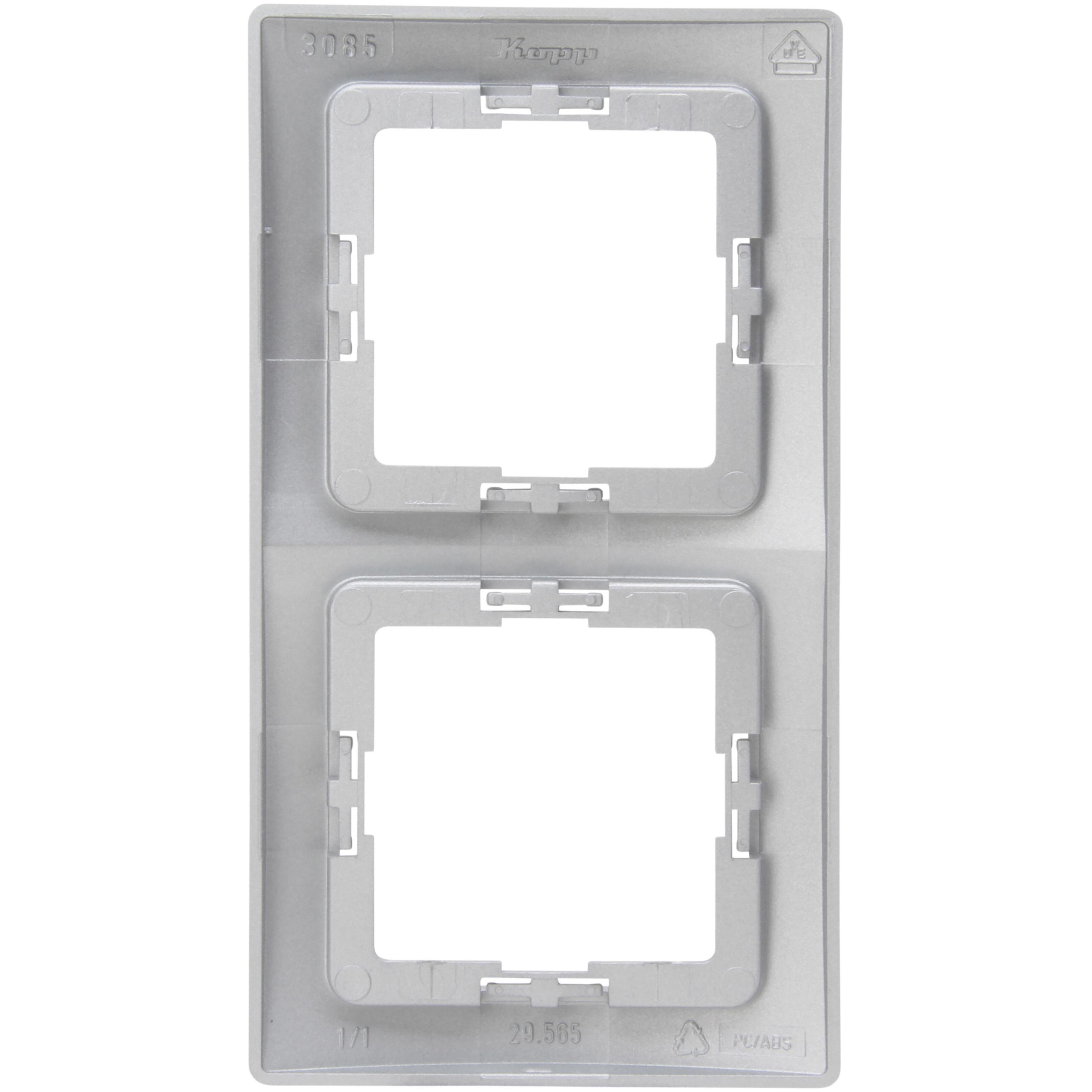 PARIS - Afdekraam 2-voudig 5-pack, kleur: zilver - Afbeelding 3