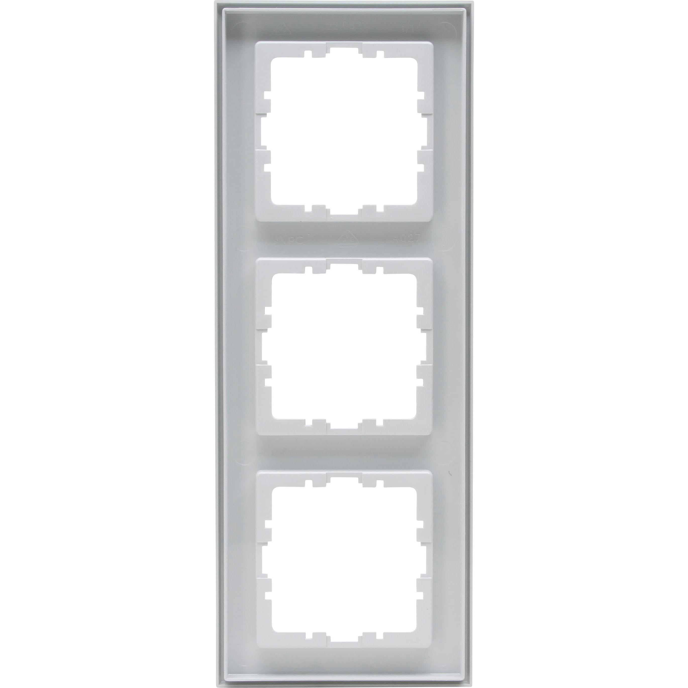 HK07 - Afdekraam 3-voudig, betongrijs - Afbeelding 3