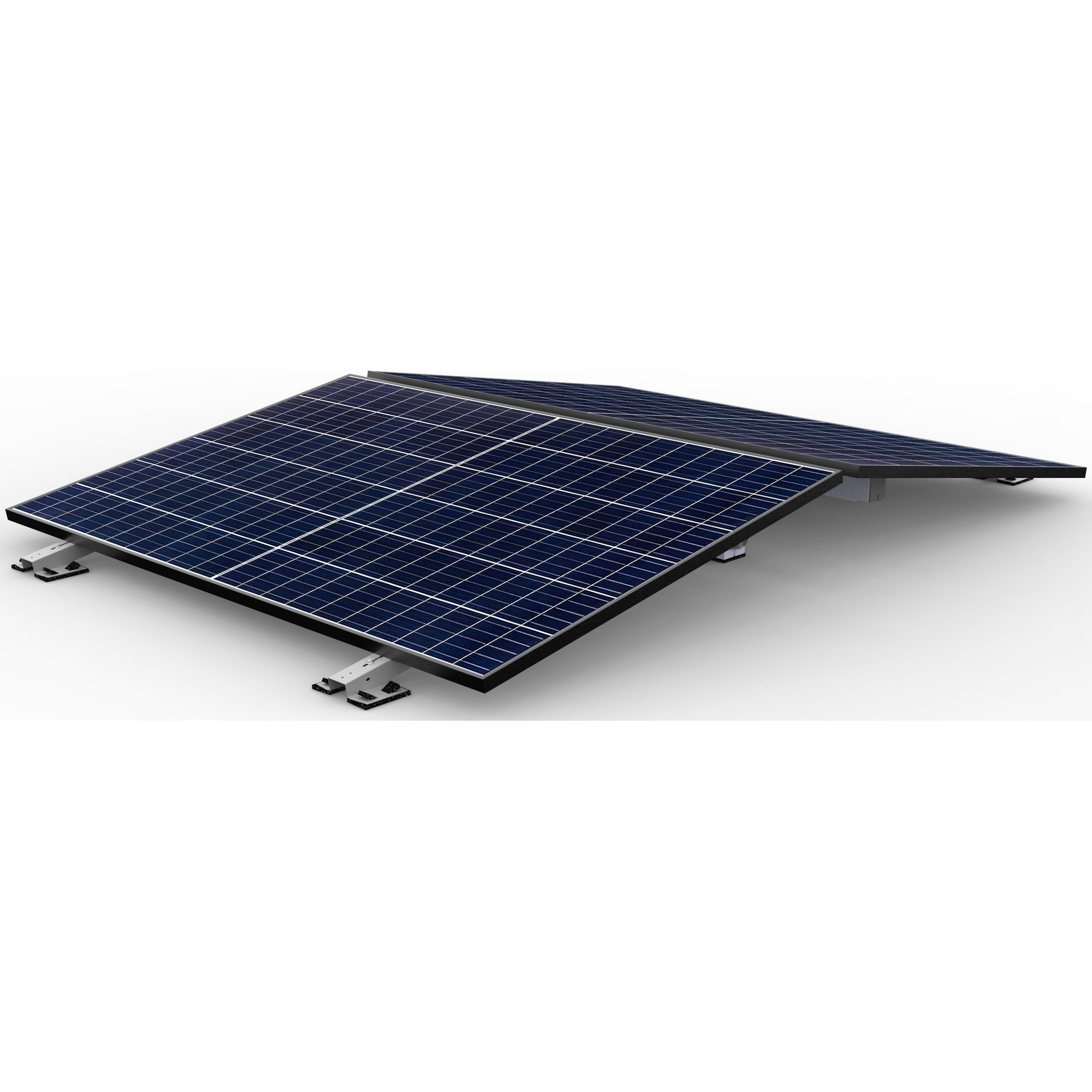 Kopp SmartFlex-2 (Light): Opvouwbaar fotovoltaïsch montagesysteem met 2 fotovoltaïsche modules 400Wp reeds gemonteerd, lichtgewicht constructie