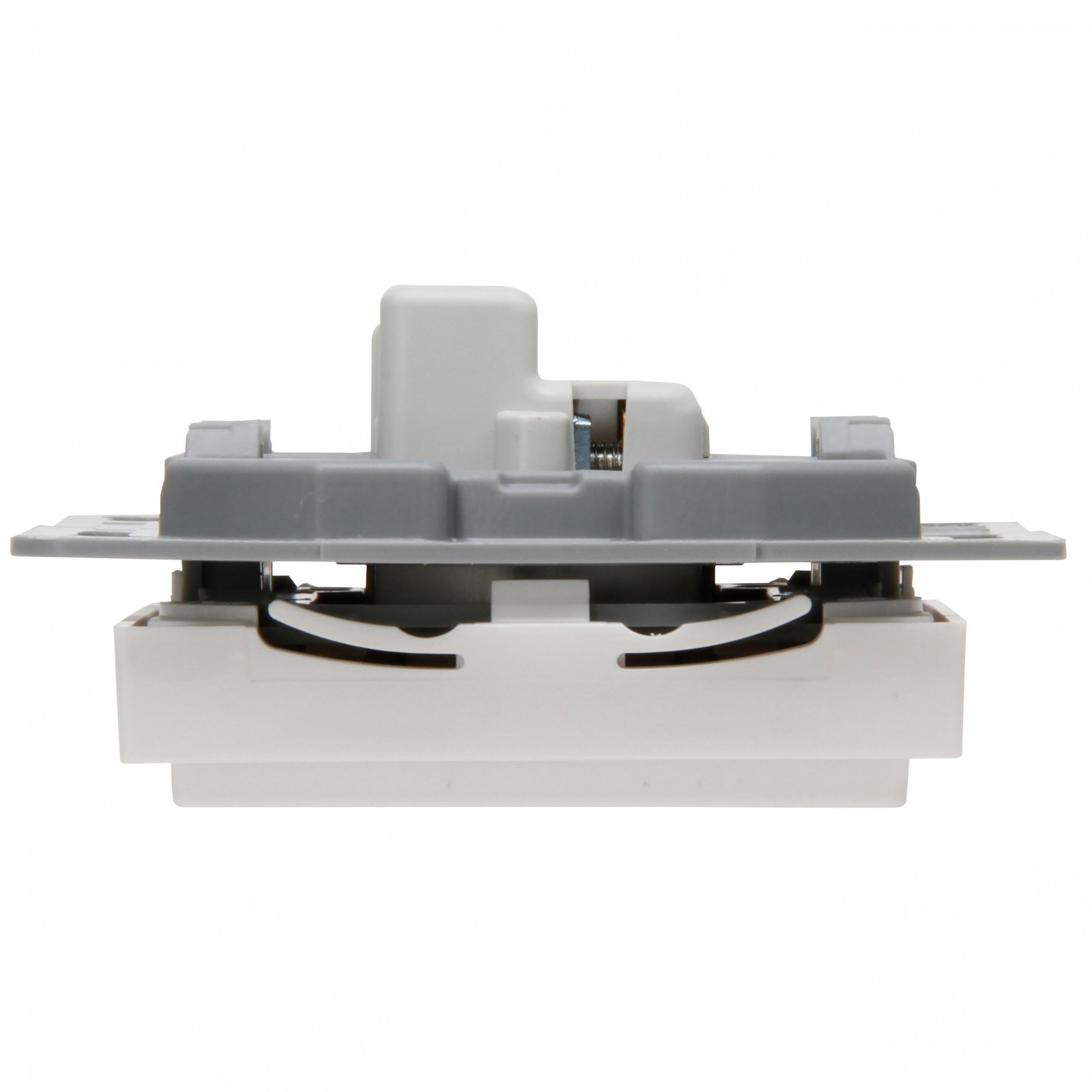 HK07 - Jalousiedrukschakelaar met midden positie, compleet, helder wit - Afbeelding 6